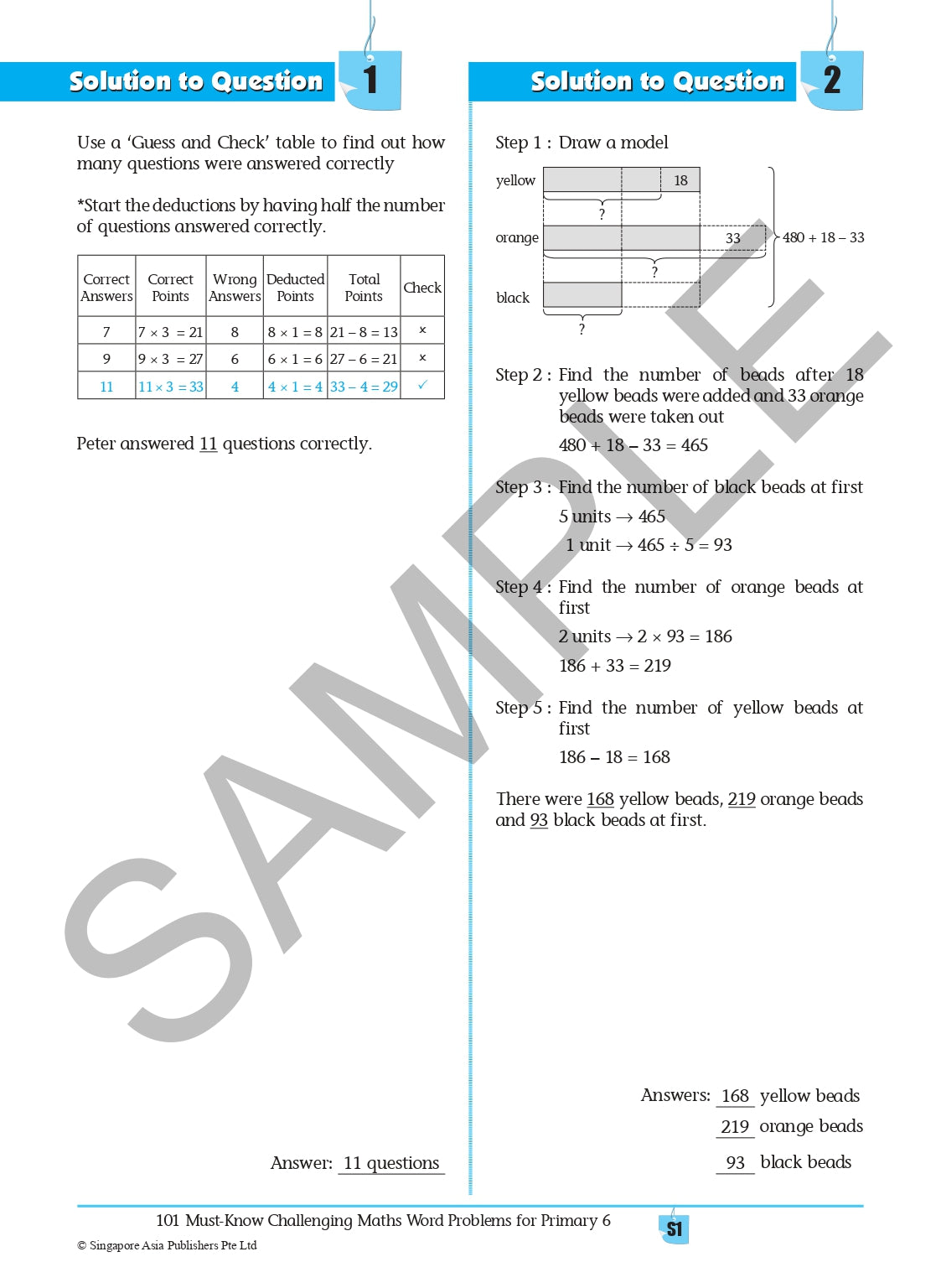101 Must Know Challenging Maths Word Problems 6