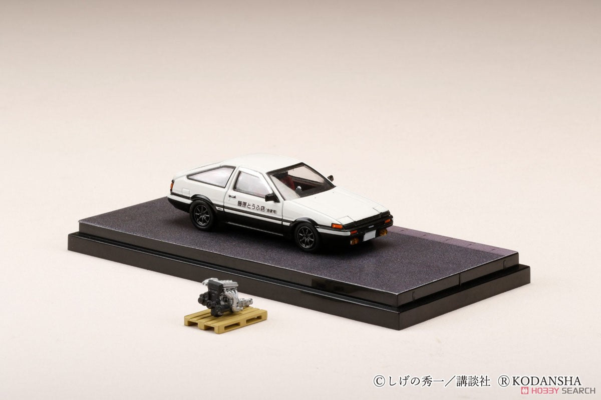 Hobby Japan – Toyota Sprinter Trueno GT APEX (AE86) Initial D with 4A-GE Display Model