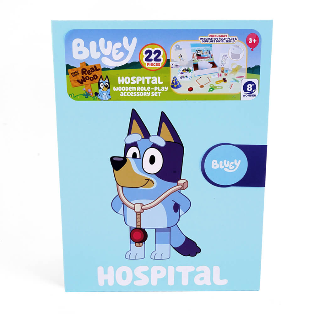 Bluey Wooden Role-Play Series - Hospital Accessory Set
