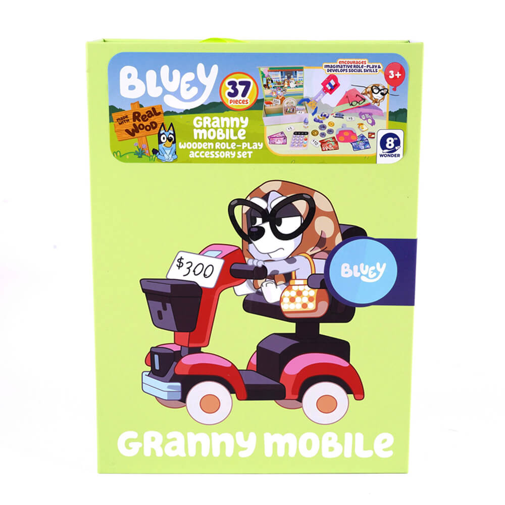 Bluey Wooden Role-Play Series - Granny Mobile Accessory Set