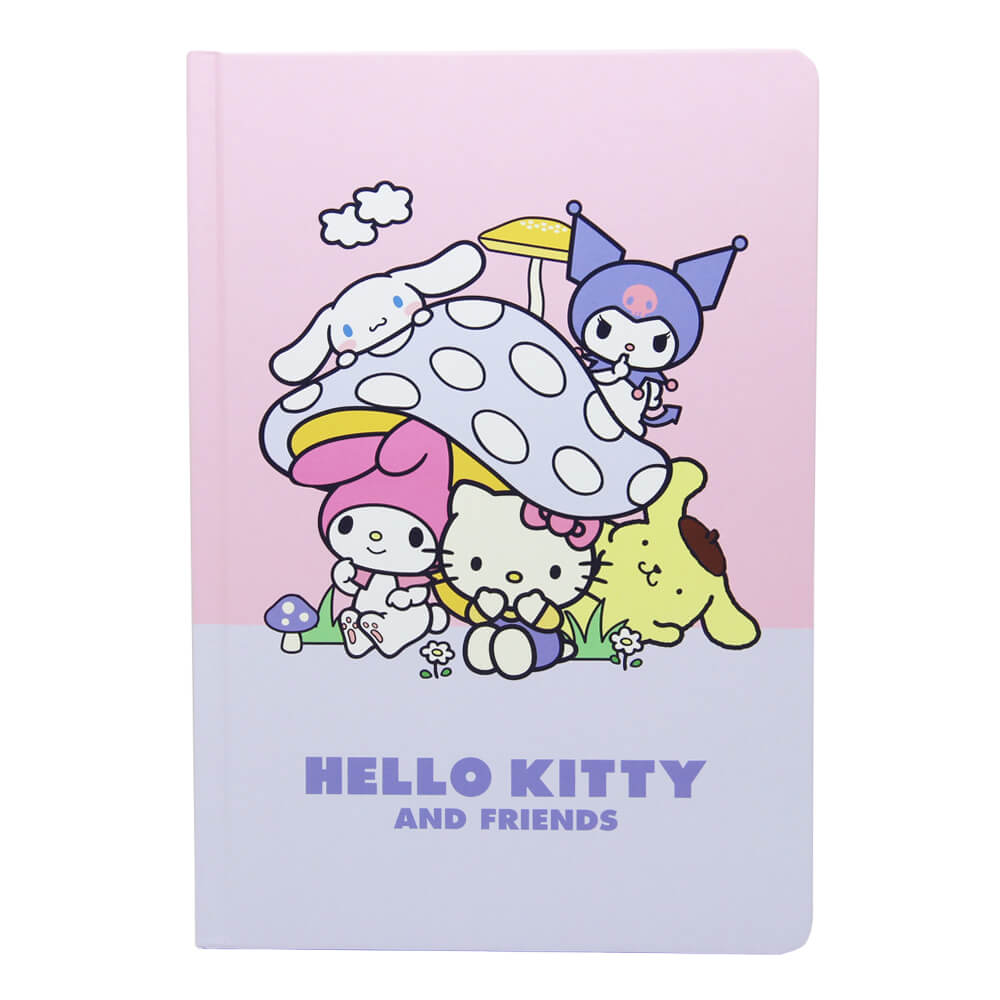 Sanrio Hello Kitty & Friends - Hello Kitty & Friends Mushroom A5 Casebound Notebook
