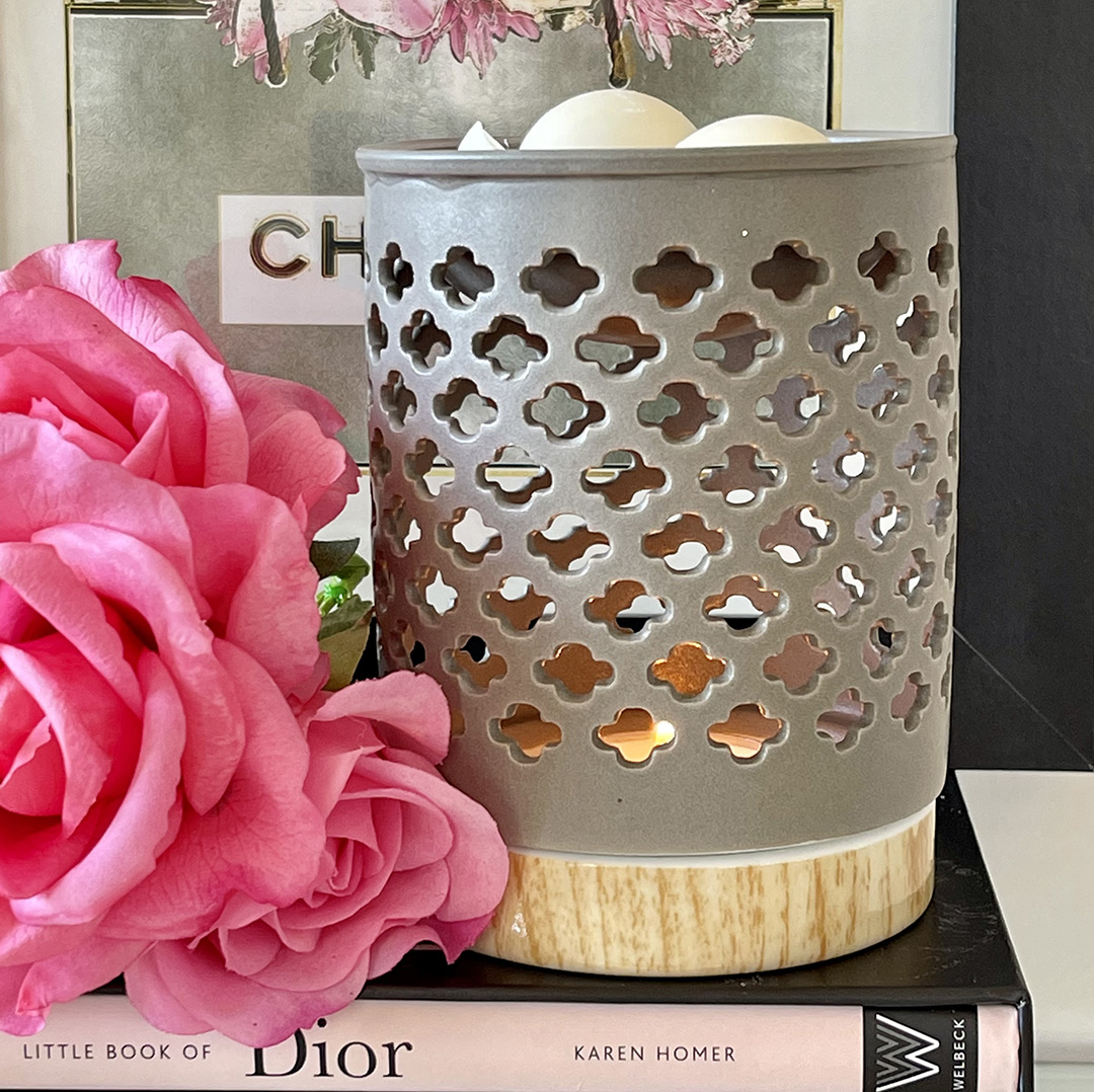 Grey Moroccan Burner
