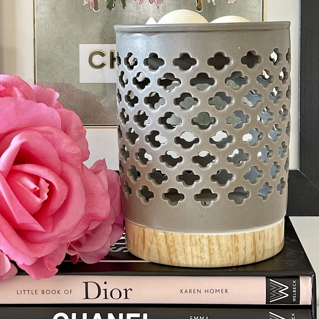 Grey Moroccan Burner