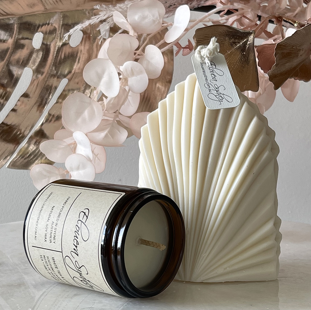 Hamptons Palm Leaf & Amber Duo