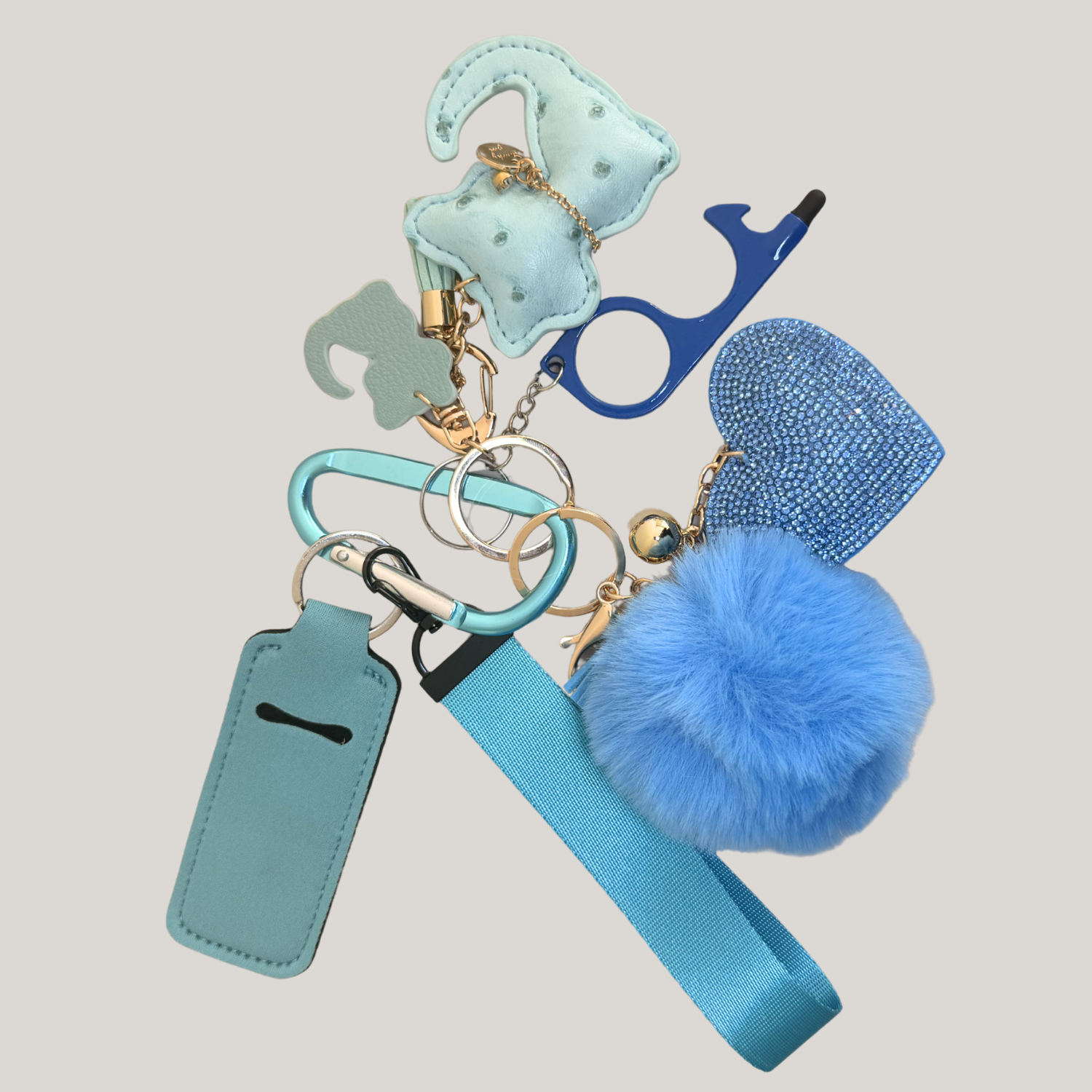 Colour Keychain Set – 7pc matching keychain set