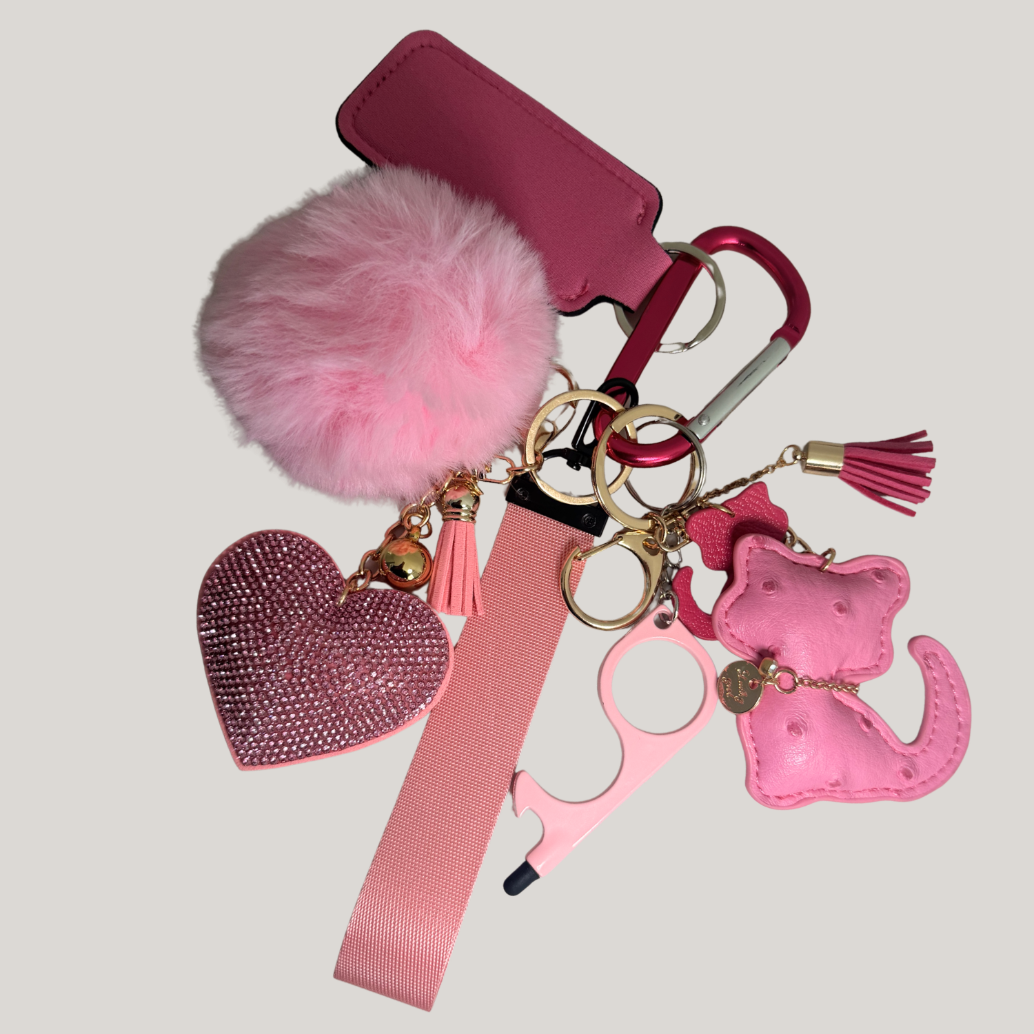 Colour Keychain Set – 7pc matching keychain set