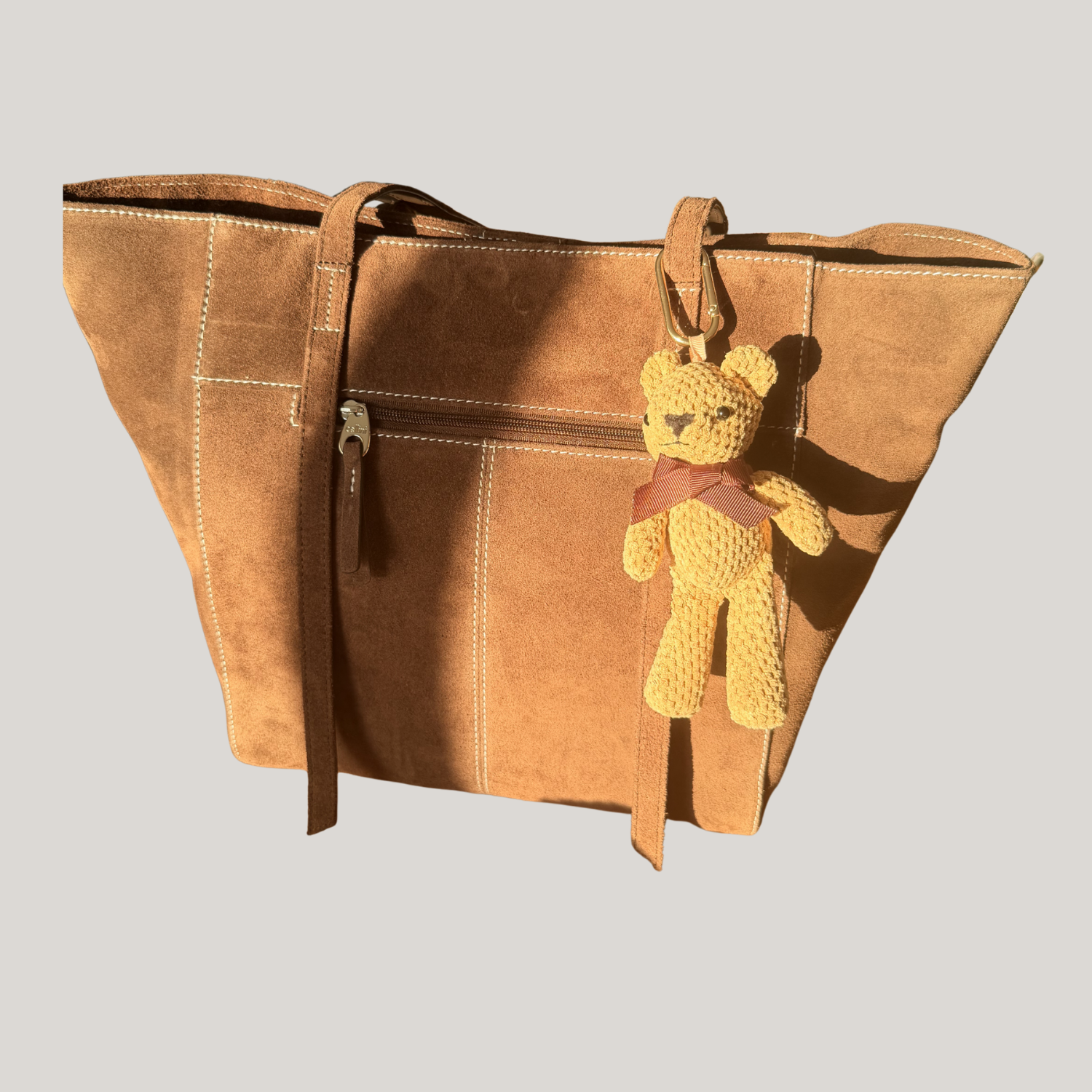 Cute Bear Keychain – Plush Hanging Bag Charm
