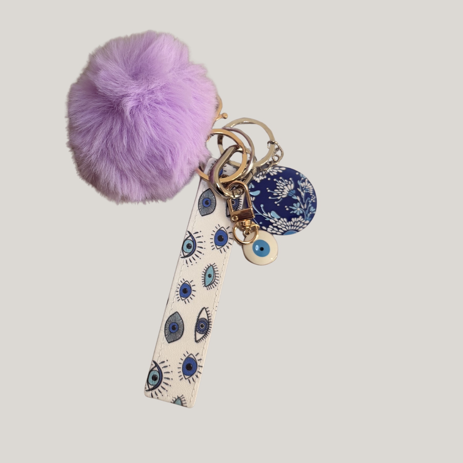 Evil Eye Keychain Set – Protection Charm for Bags