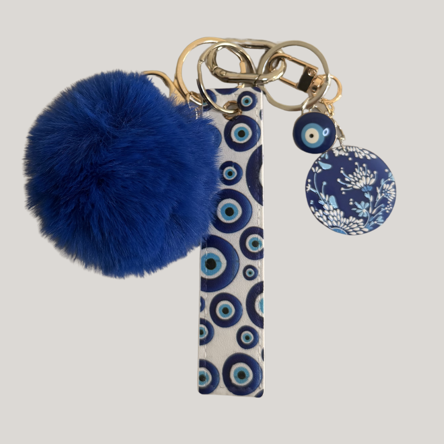 Evil Eye Keychain Set – Protection Charm for Bags