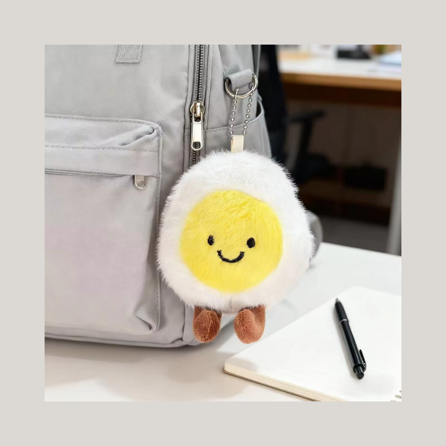 Cute Plush Keychain – Soft Fruit & Animal Bag Charms
