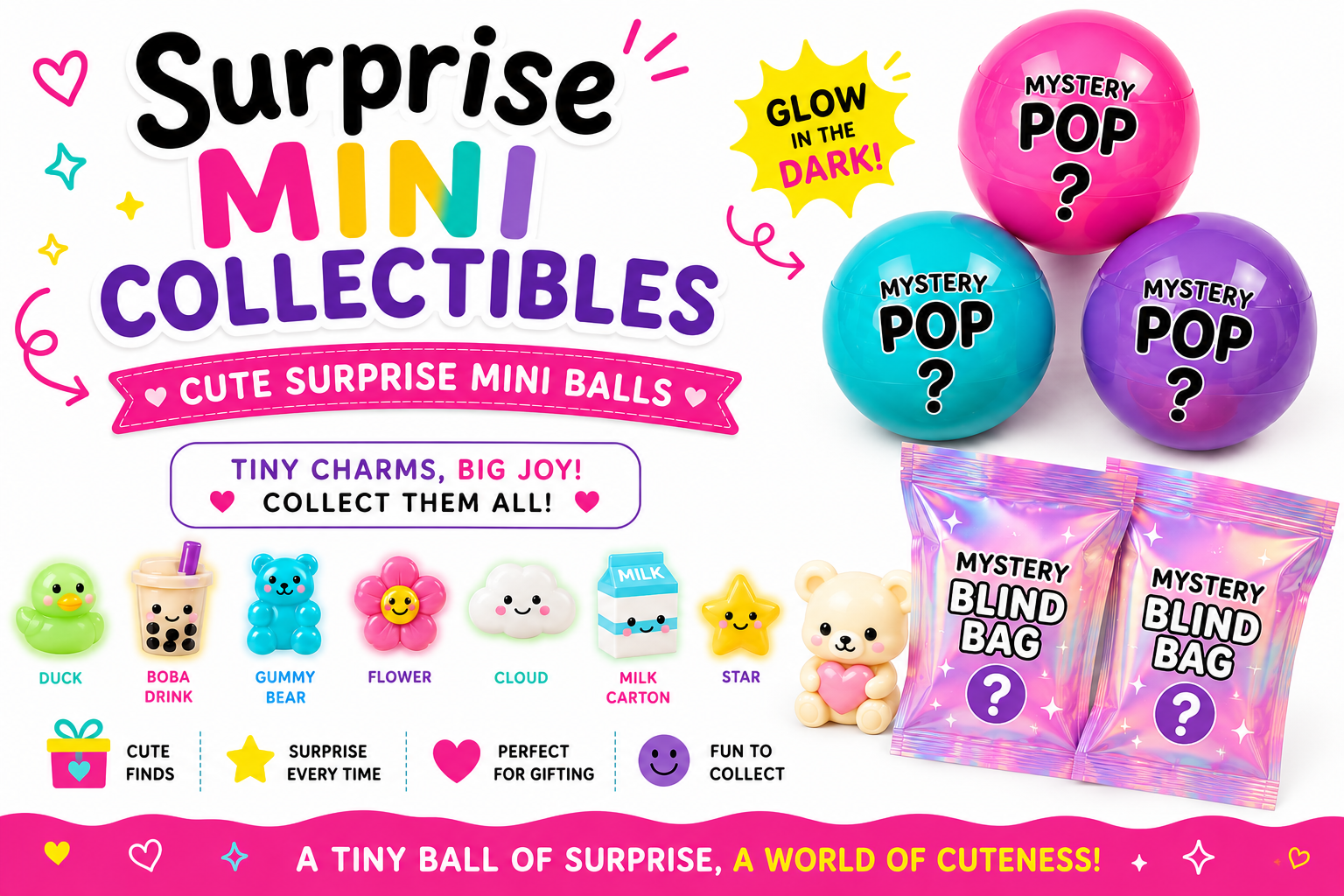 Surprise Mini Collectibles – Cute Surprise Mini Balls