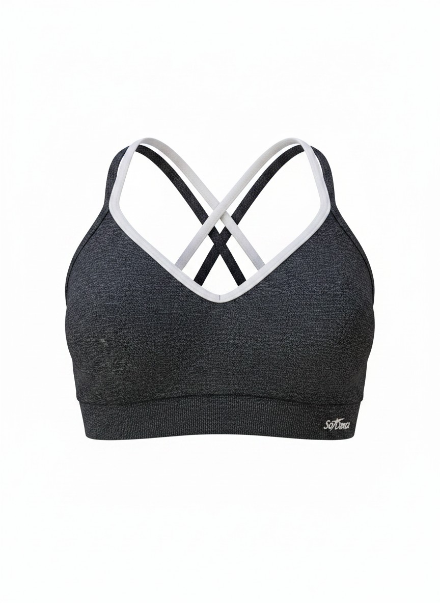 Ladies Cross Strap Crop Top