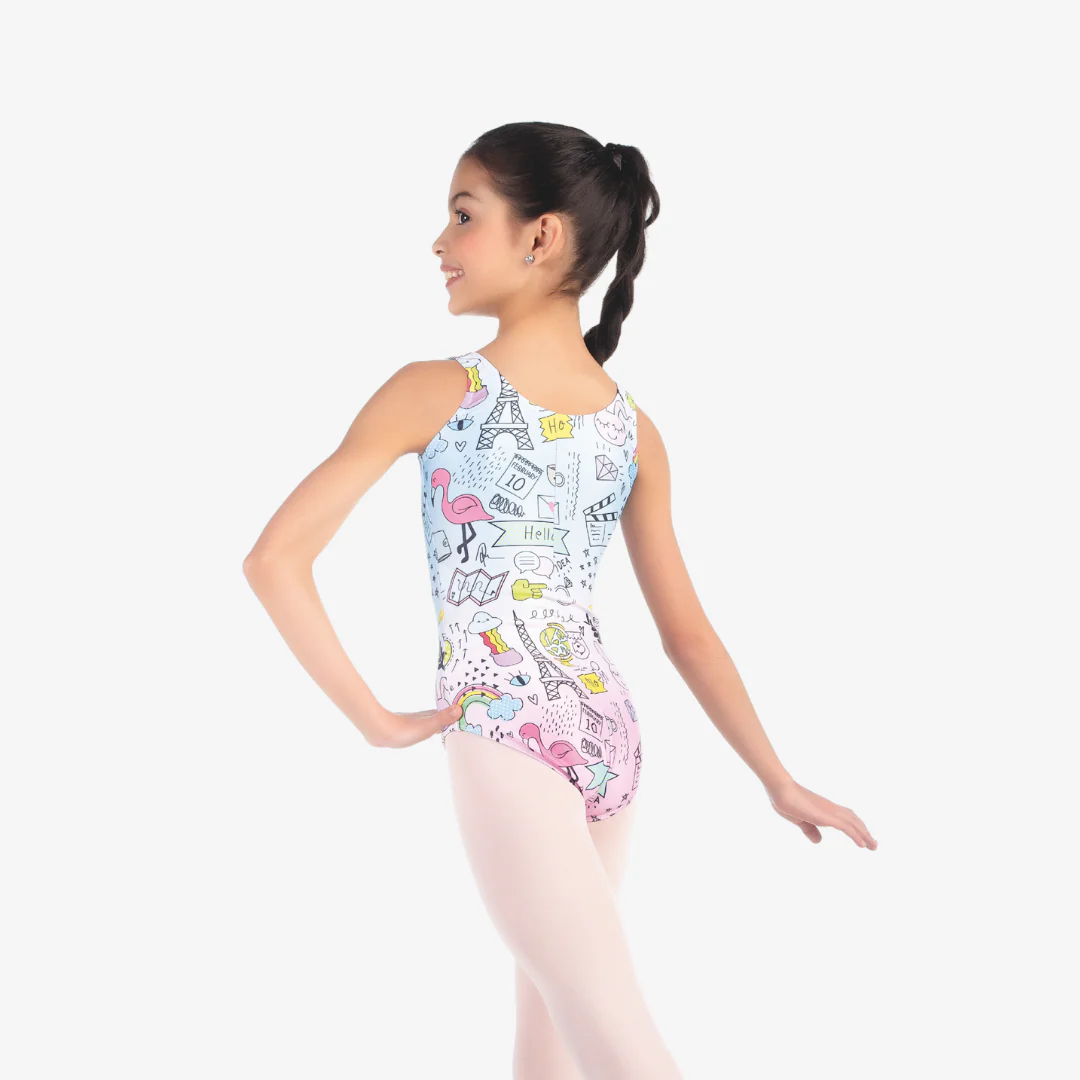 Girls Tank Leotard - Swizzle