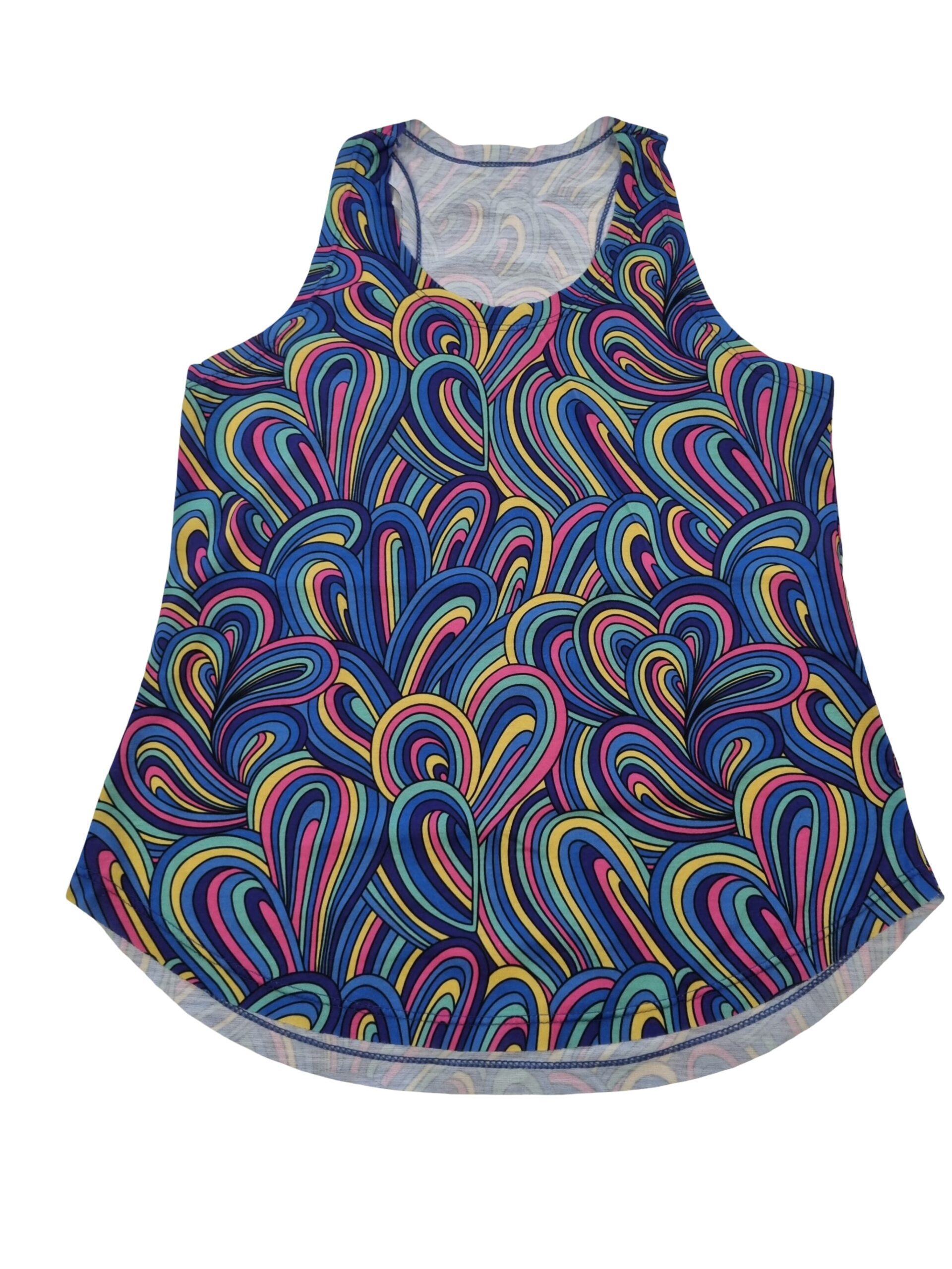Girls Long Tank Top with Muscle Back