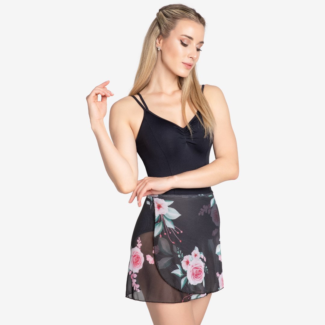 Adult Floral Mesh Wrap Skirt - SB771