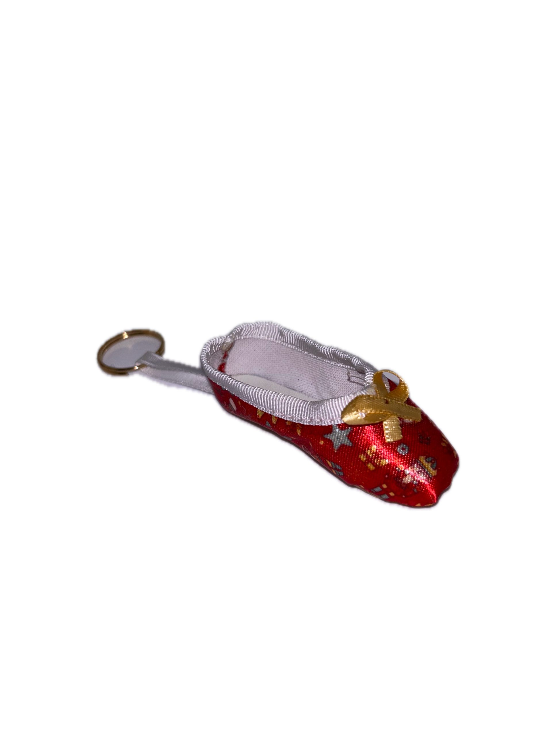 Christmas Mini Pointe Shoe Keychains