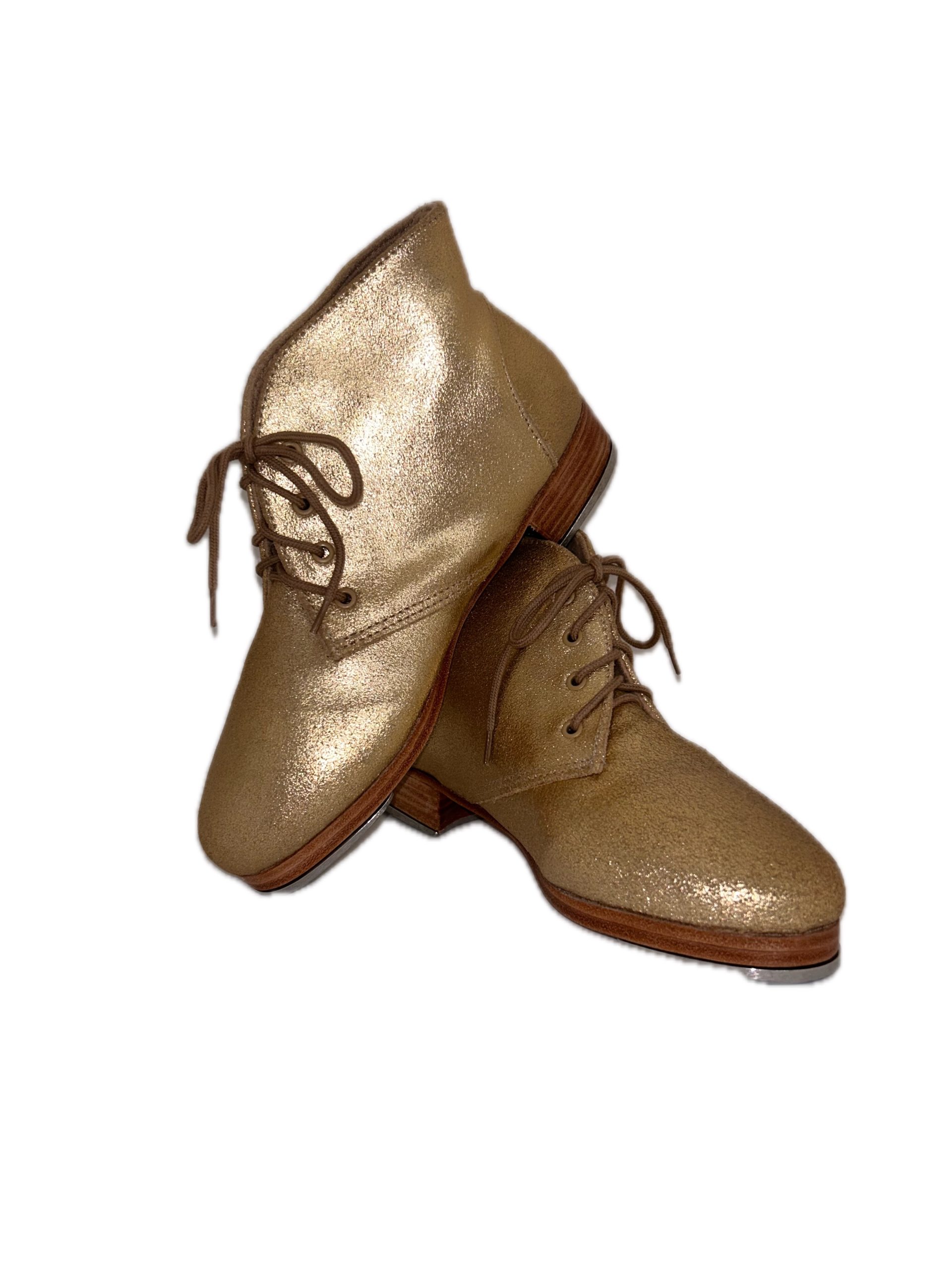 Gold Shimmer Tap Boot