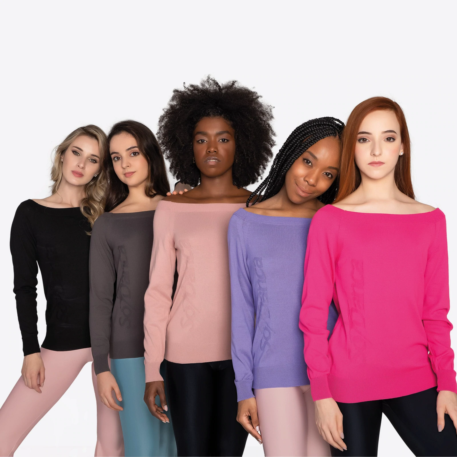 Adult Warmup Off Shoulder Pullover Sweater (Autumn)