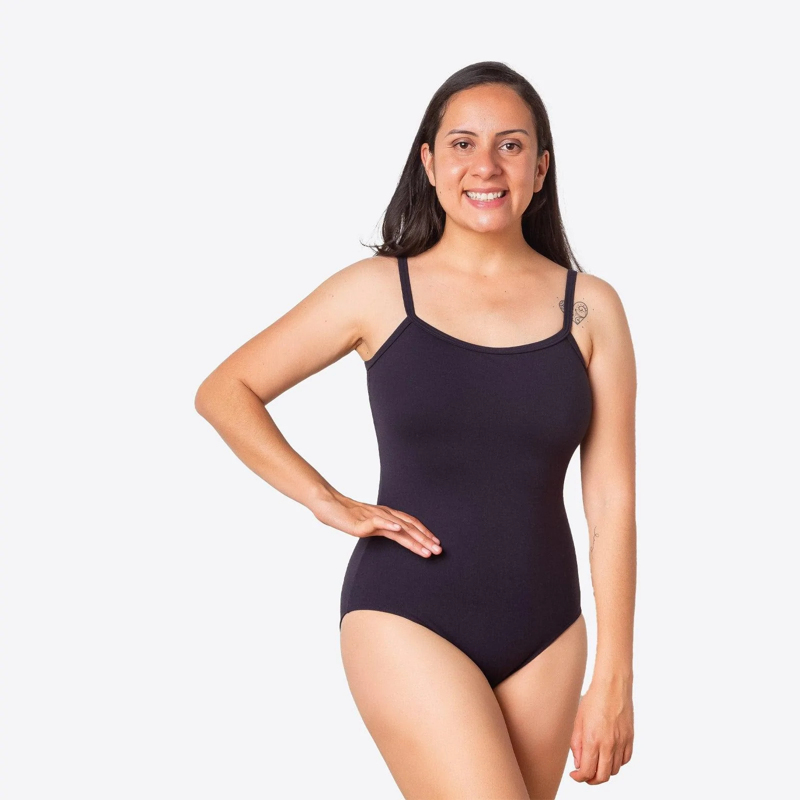 Adult Camisole Leotard with Low Strappy Back - Kehlani