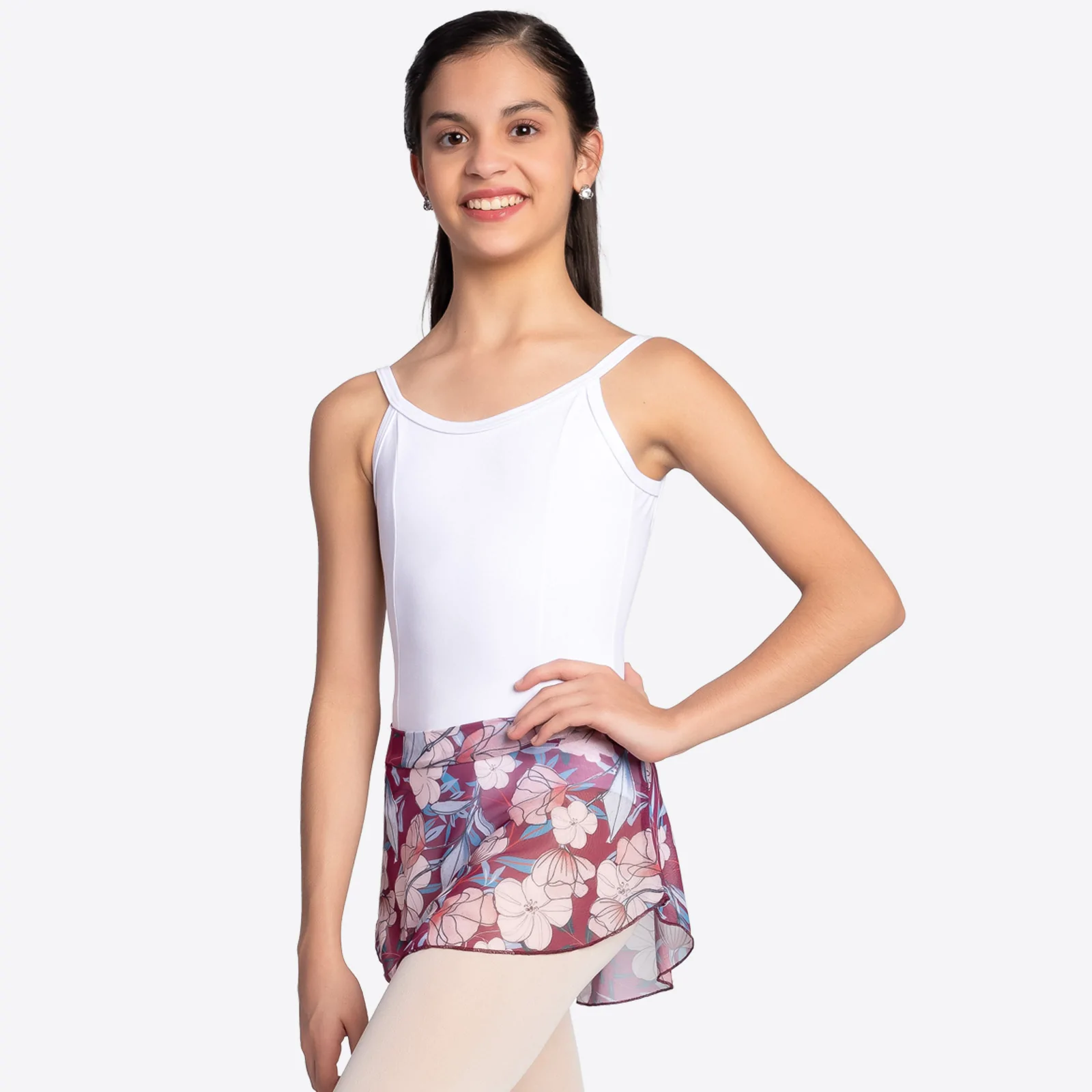 Child Floral Mesh Pull-On Skirt (Lupica) - SB1420