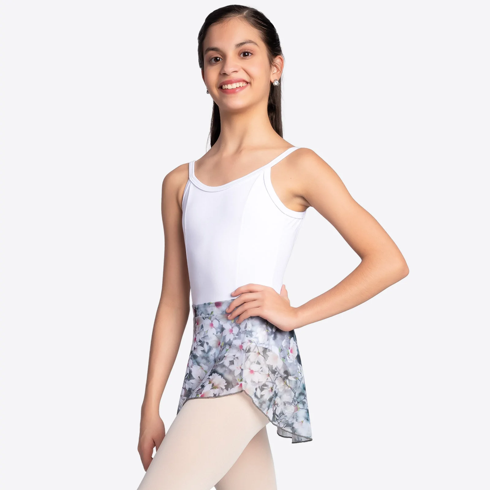 Child Floral Mesh Pull-On Skirt (Lupica) - SB1423