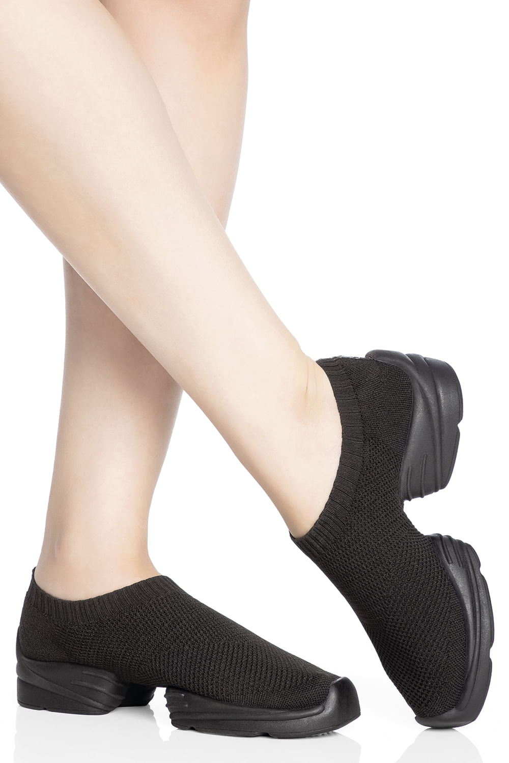Knit Split Sole Dance Sneakers