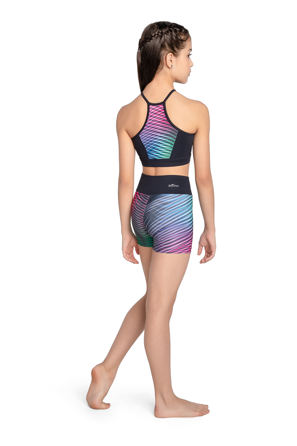 Children's Crop Top with Sweetheart Cutout