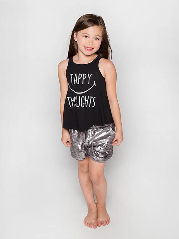 Tappy Thoughts Relaxed Loose Tank