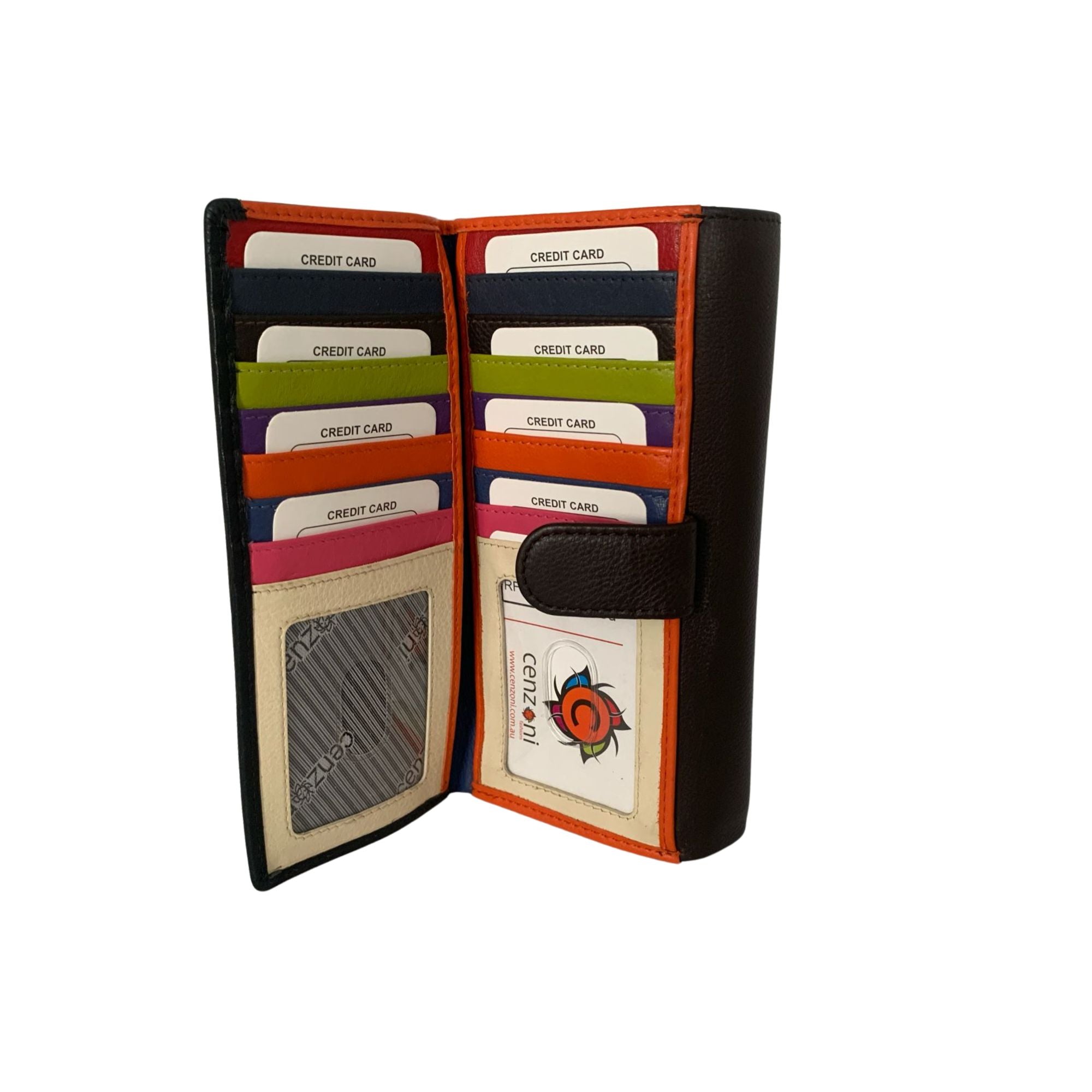 Cenzoni Fashions – Multi-colour Long Ladies Wallet – ZMLW202B