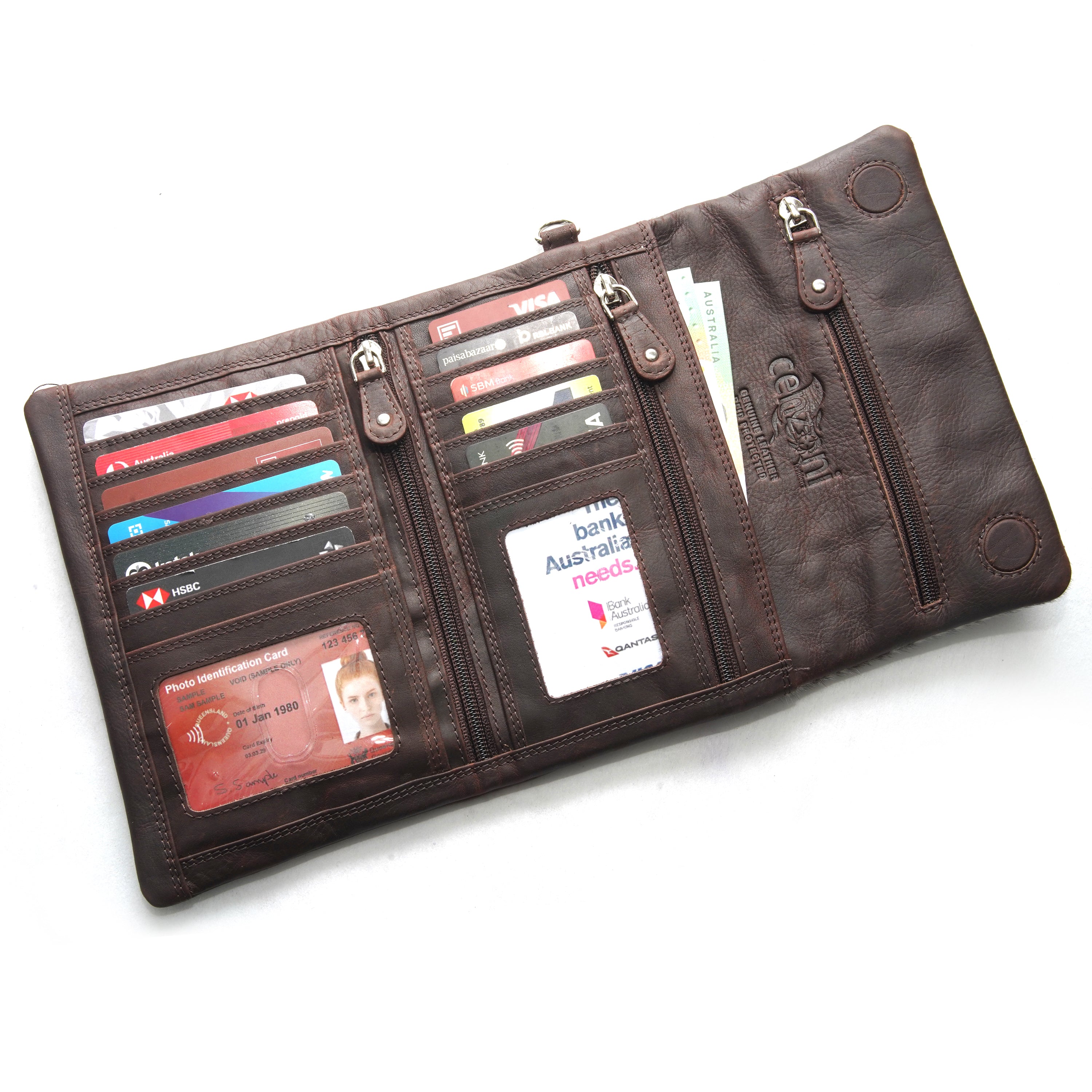 Cenzoni Fashions – Flap Over Trifold Wallet – ZOPHFT01