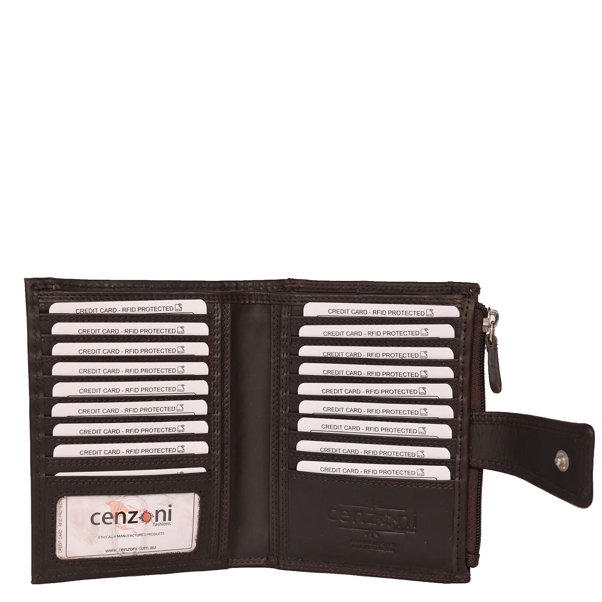 Cenzoni Fashions – Hairon Leather Ladies Wallet – ZH009