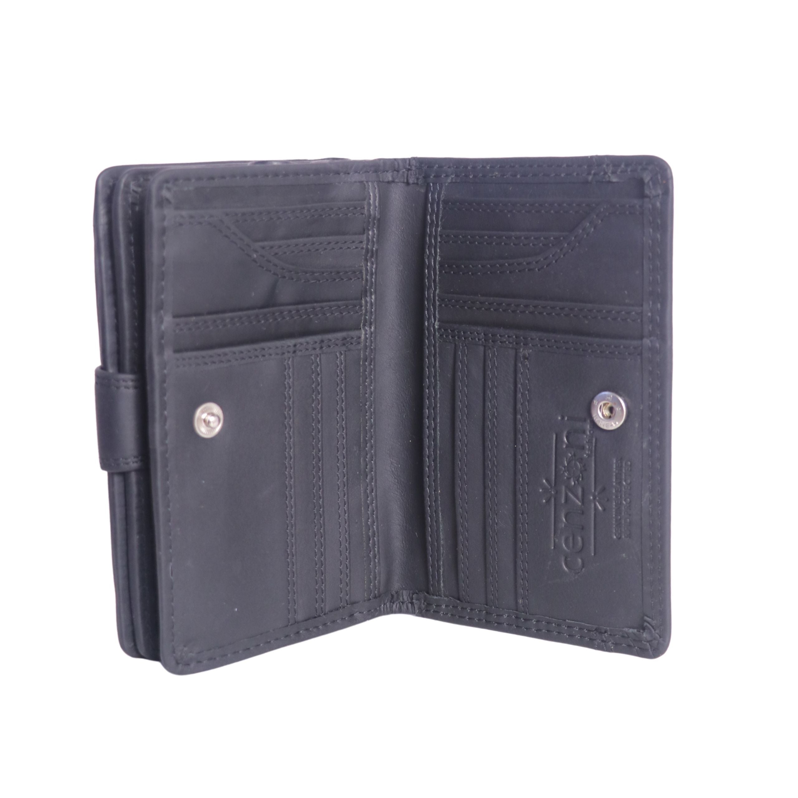 Cenzoni Fashions – Oil Skin Hairon Leather Ladies Wallet – ZH9739