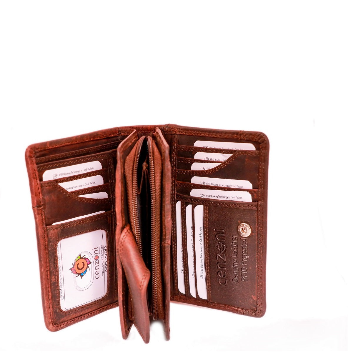 Cenzoni Fashions – Oil Skin Hairon Leather Ladies Wallet – ZH9739
