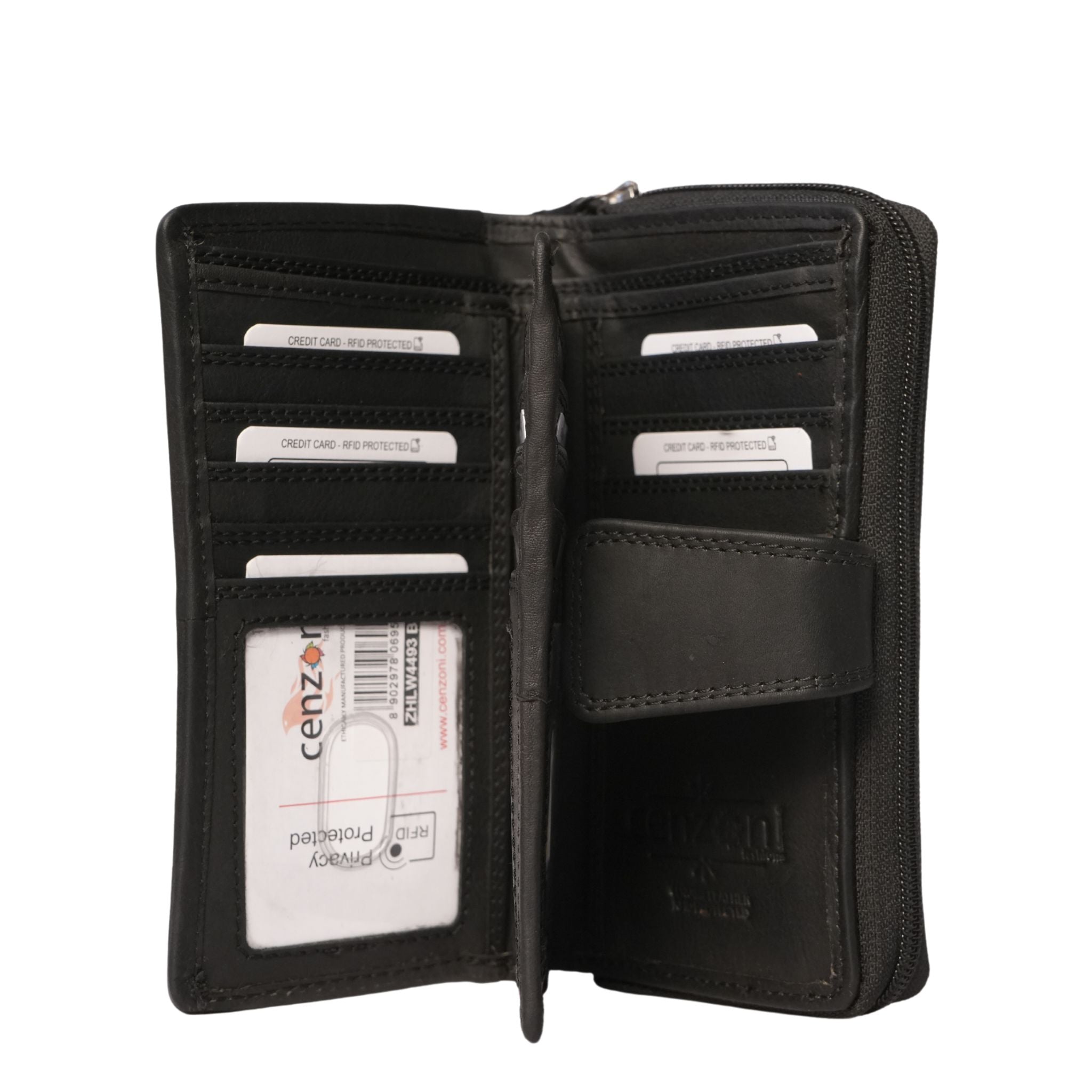 Cenzoni Fashions – Hairon Ladies Long Wallet – ZHLW4493