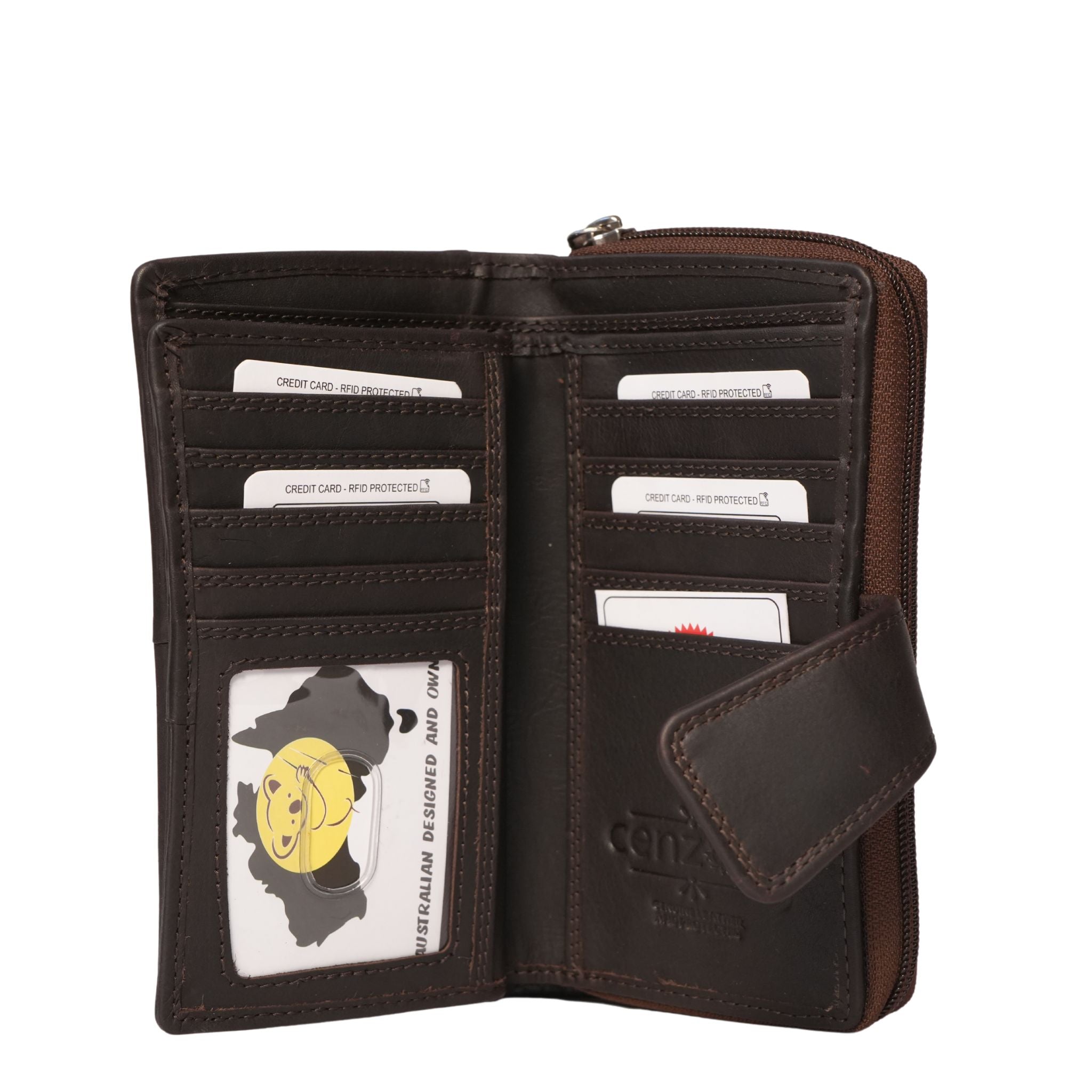 Cenzoni Fashions – Hairon Ladies Long Wallet – ZHLW4493