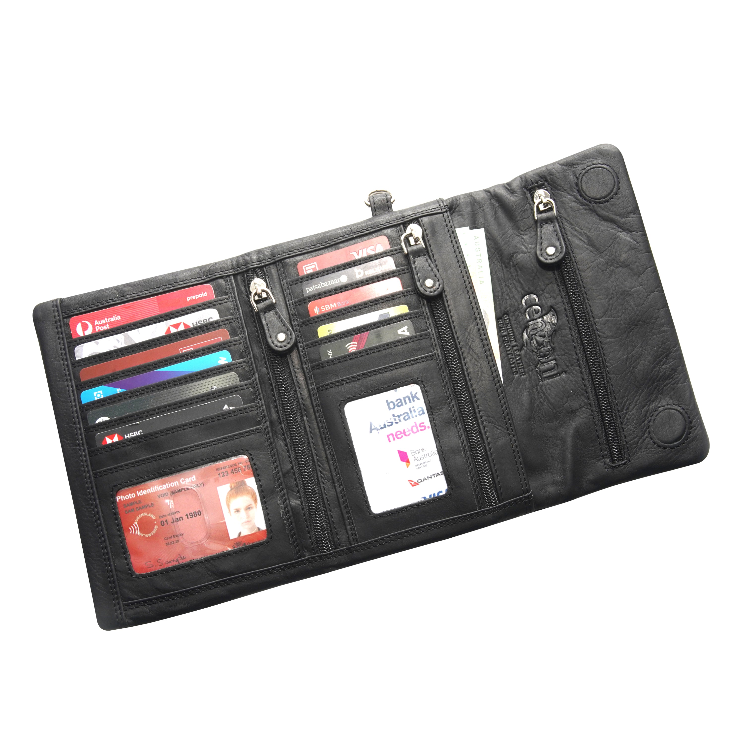 Cenzoni Fashions – Floral Trifold Wallet – ZEOPTF01