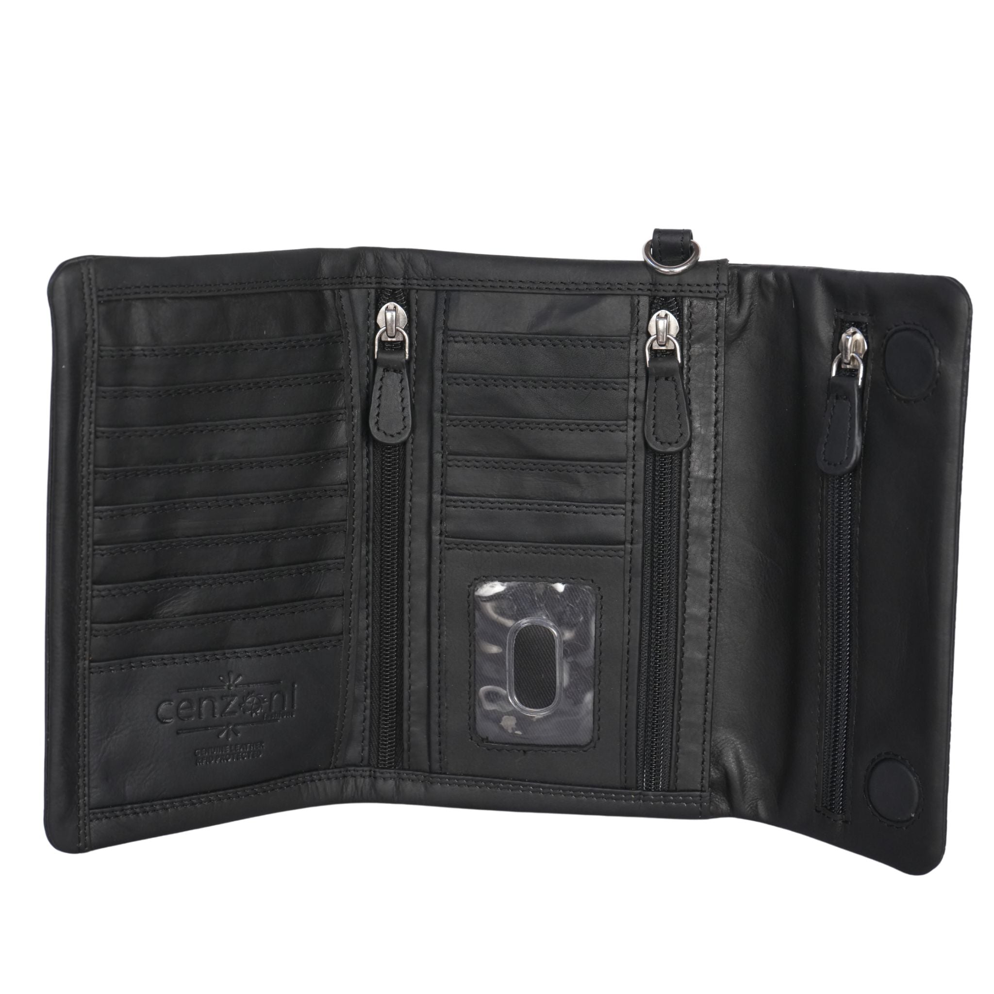 Cenzoni Fashions – Quilt Cross Trifold Wallet – ZHQOPTF01