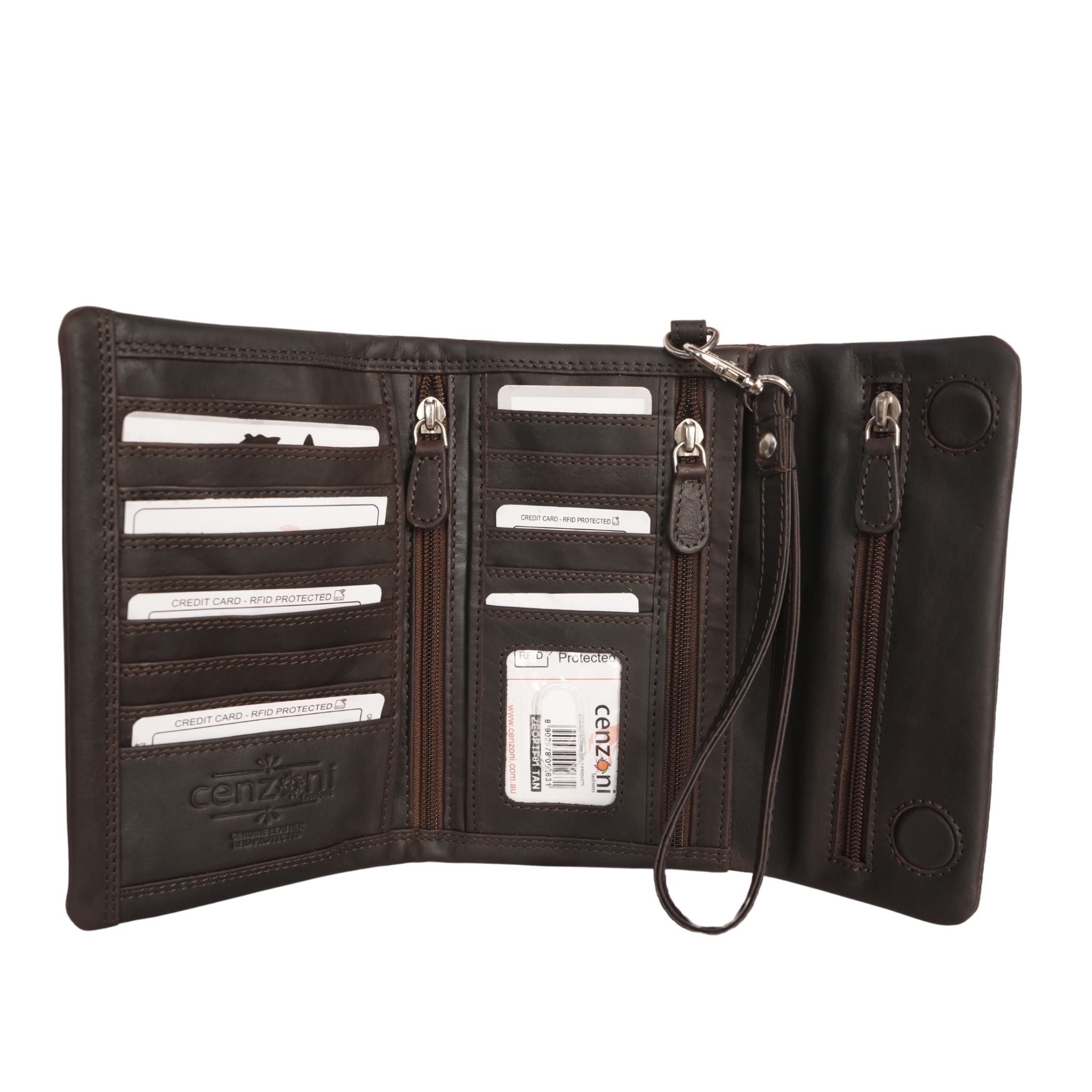Cenzoni Fashions – Quilt Cross Trifold Wallet – ZHQOPTF01