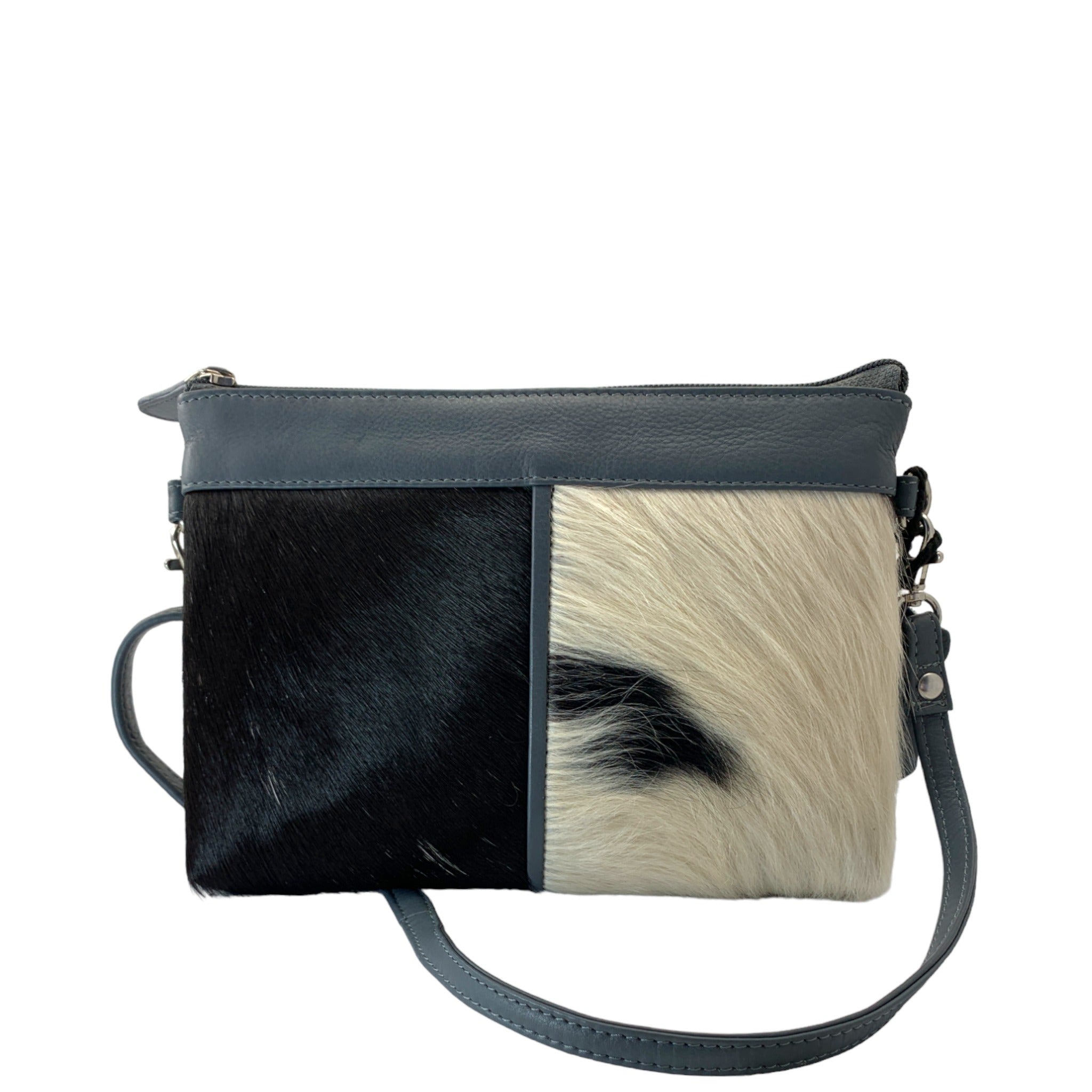 Cenzoni Fashions – Grey Hairon Small Clutch bag – ZH1W
