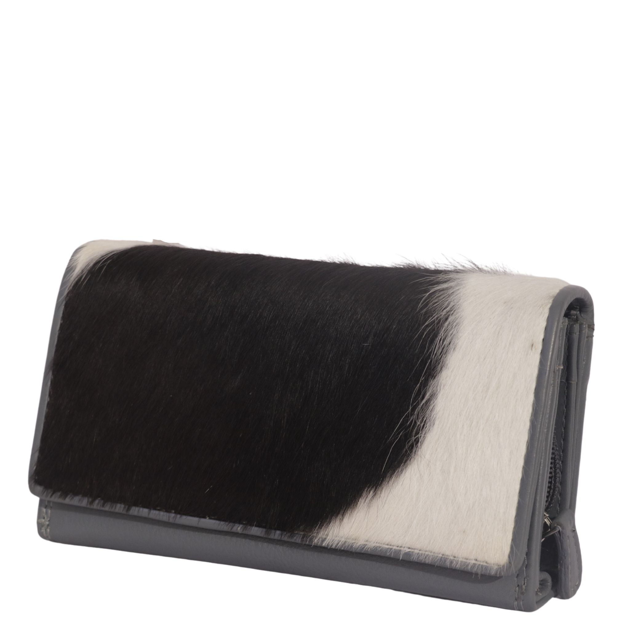Cenzoni Fashions – Grey Hairon Ladies Purse – ZHLW001A