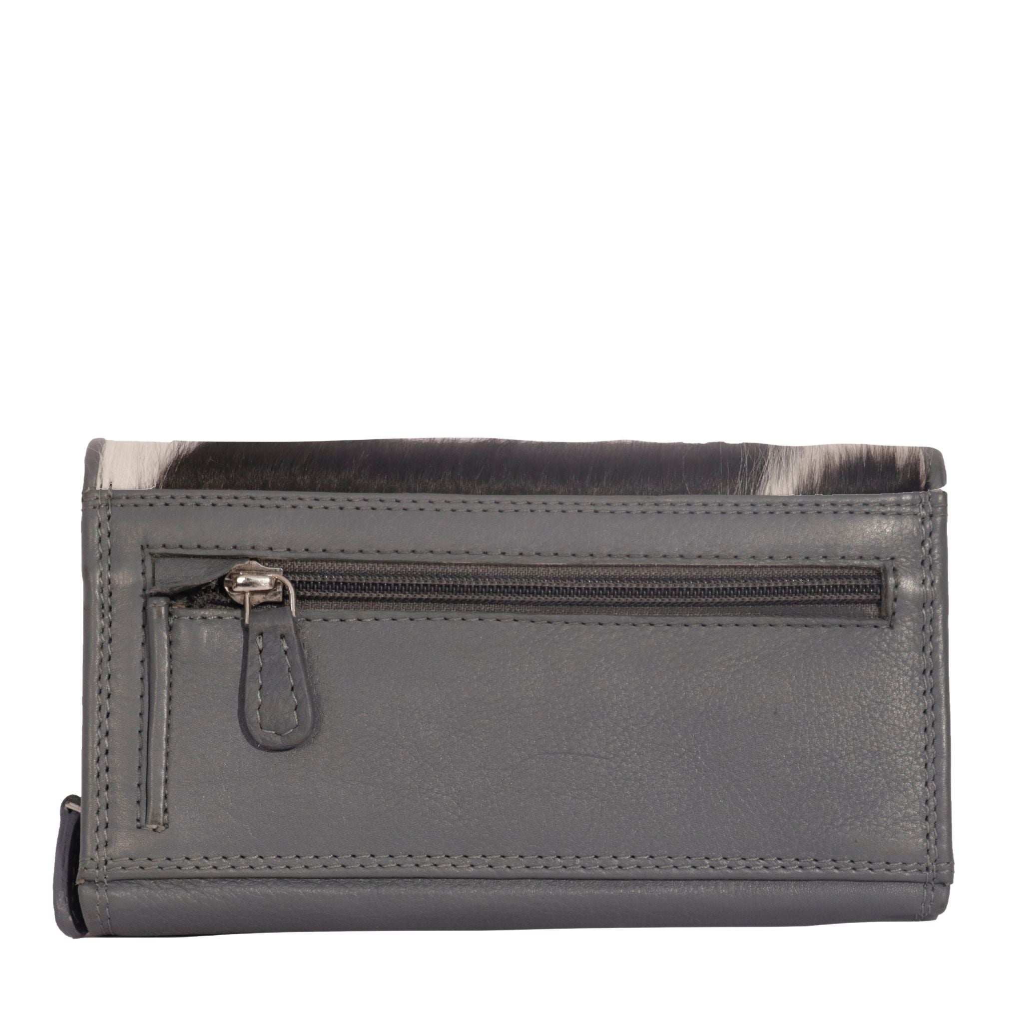 Cenzoni Fashions – Grey Hairon Ladies Purse – ZHLW001A