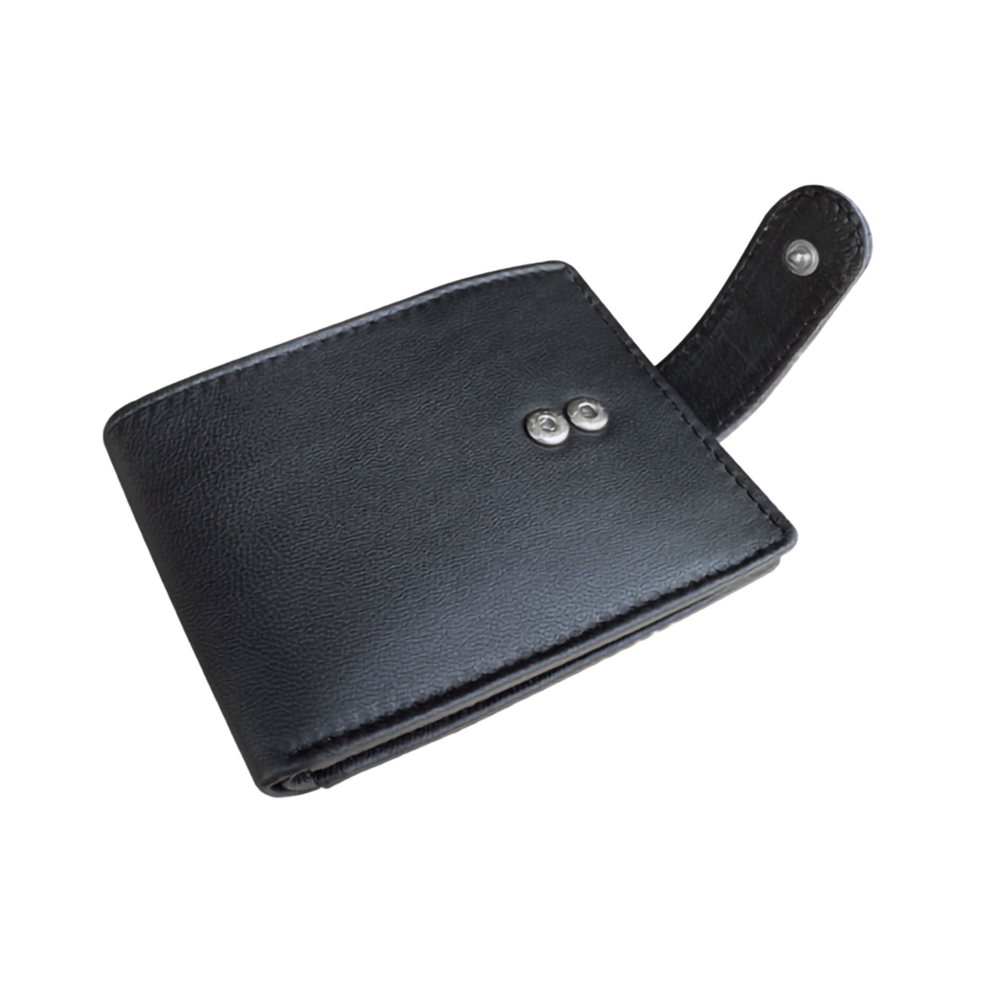 HD Leather - Men's Sheepskin Leather Tab Wallet- SMW02HL
