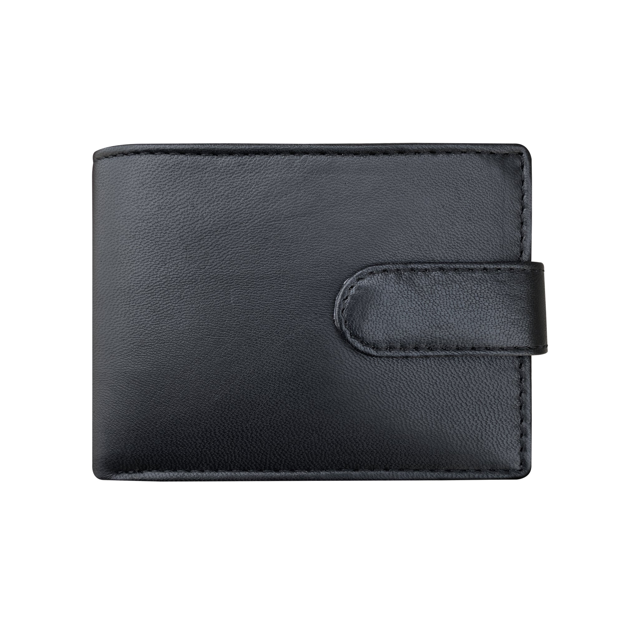 HD Leather - Men's Sheepskin Leather Tab Wallet- SMW02HL