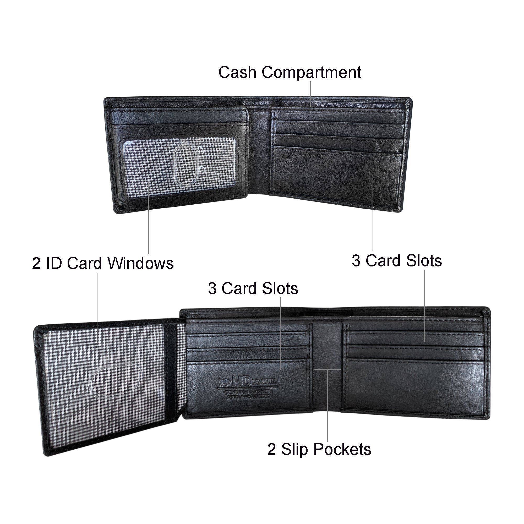 HD Leather - Men's Wallet - SMW04H