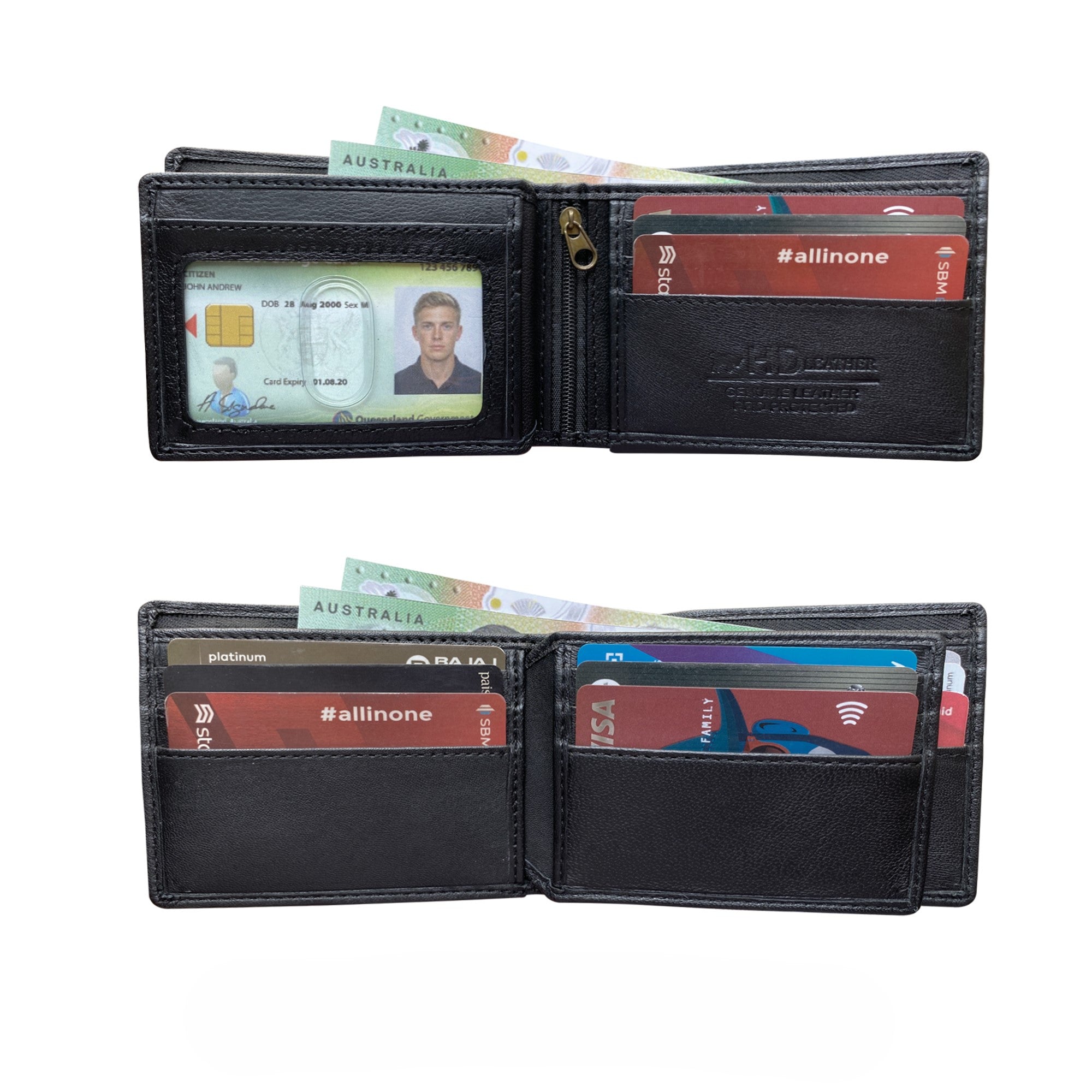 HD Leather - Men's Leather Wallet - SMW03H