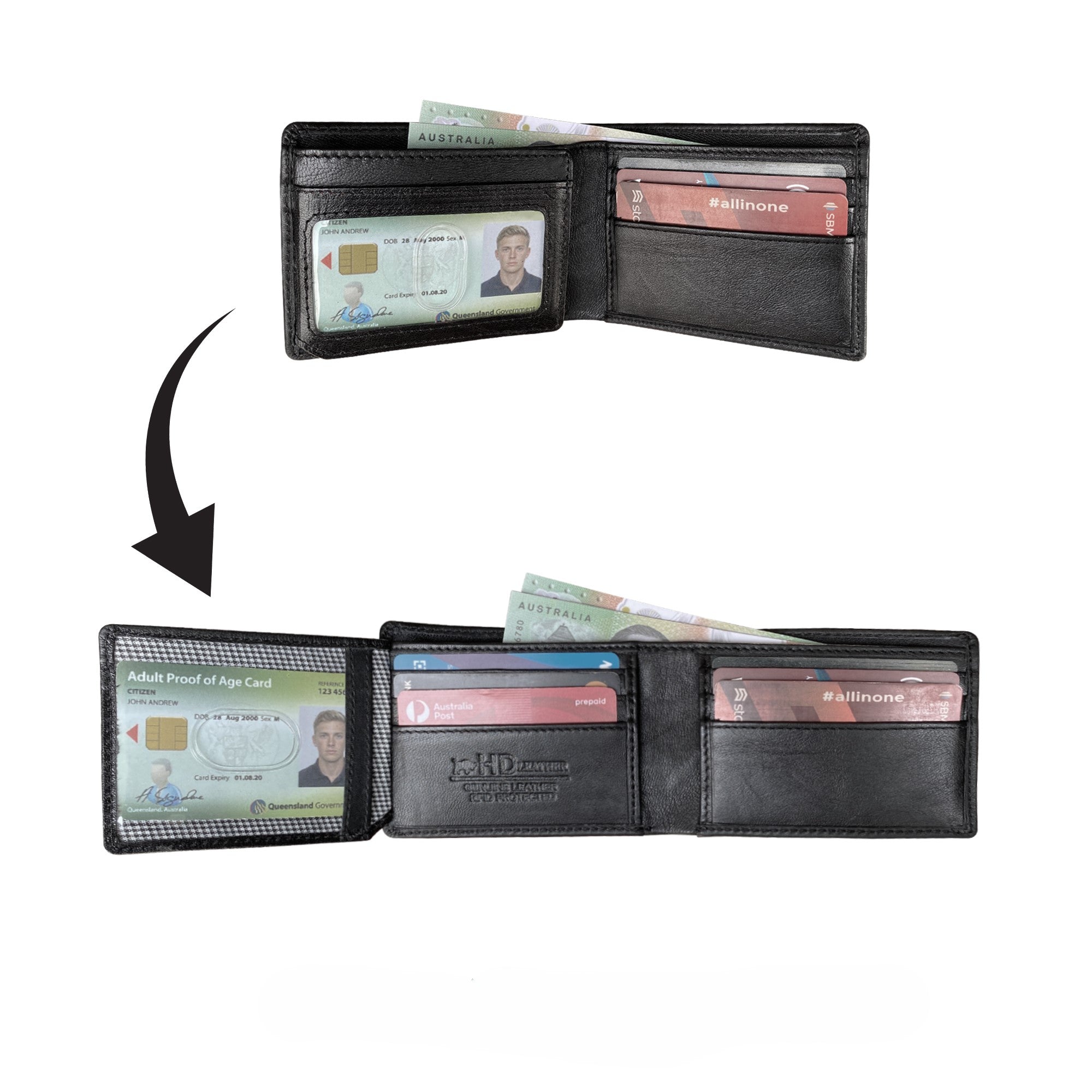 HD Leather - Men's Wallet - SMW04Z