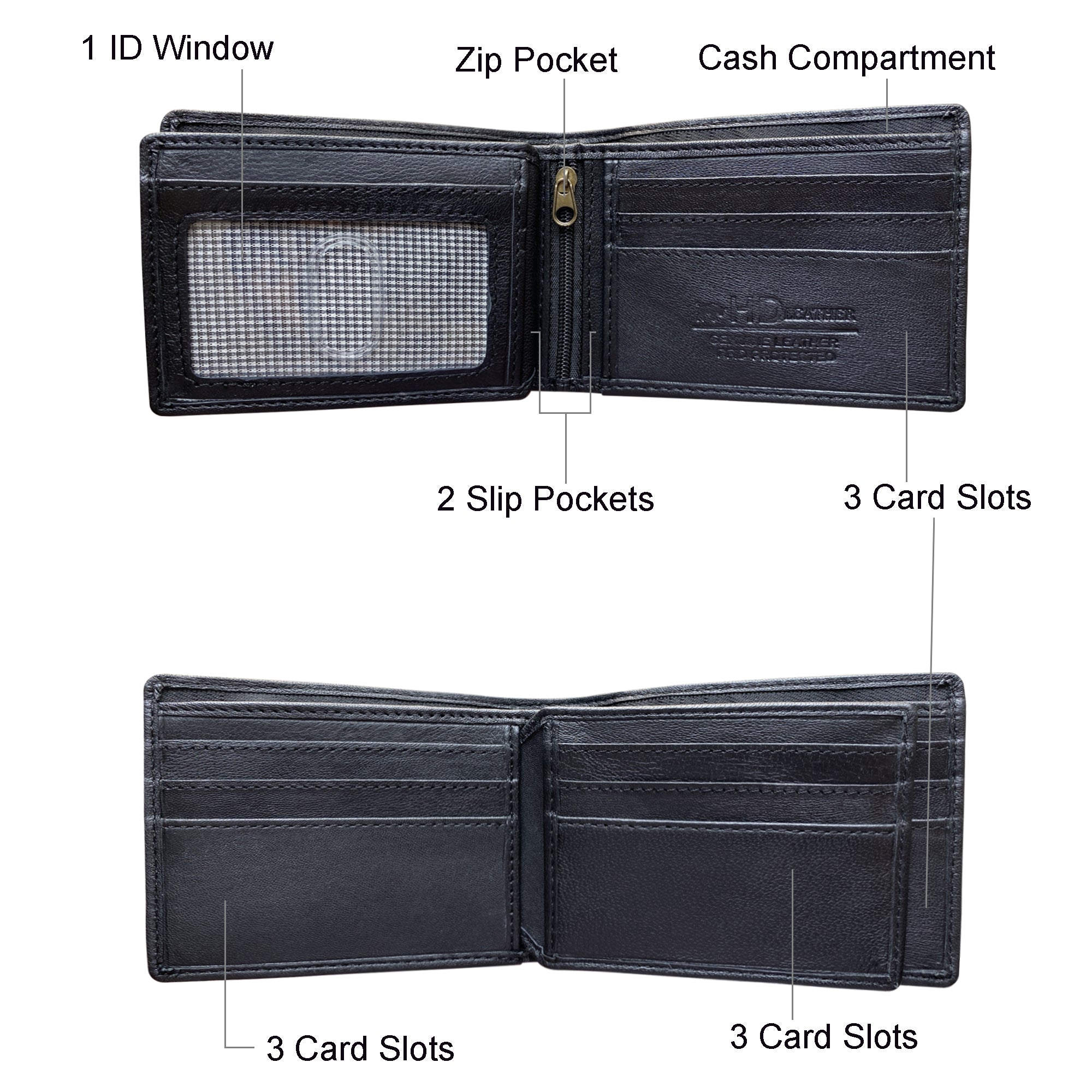 HD Leather - Men's Leather Wallet - SMW03Z