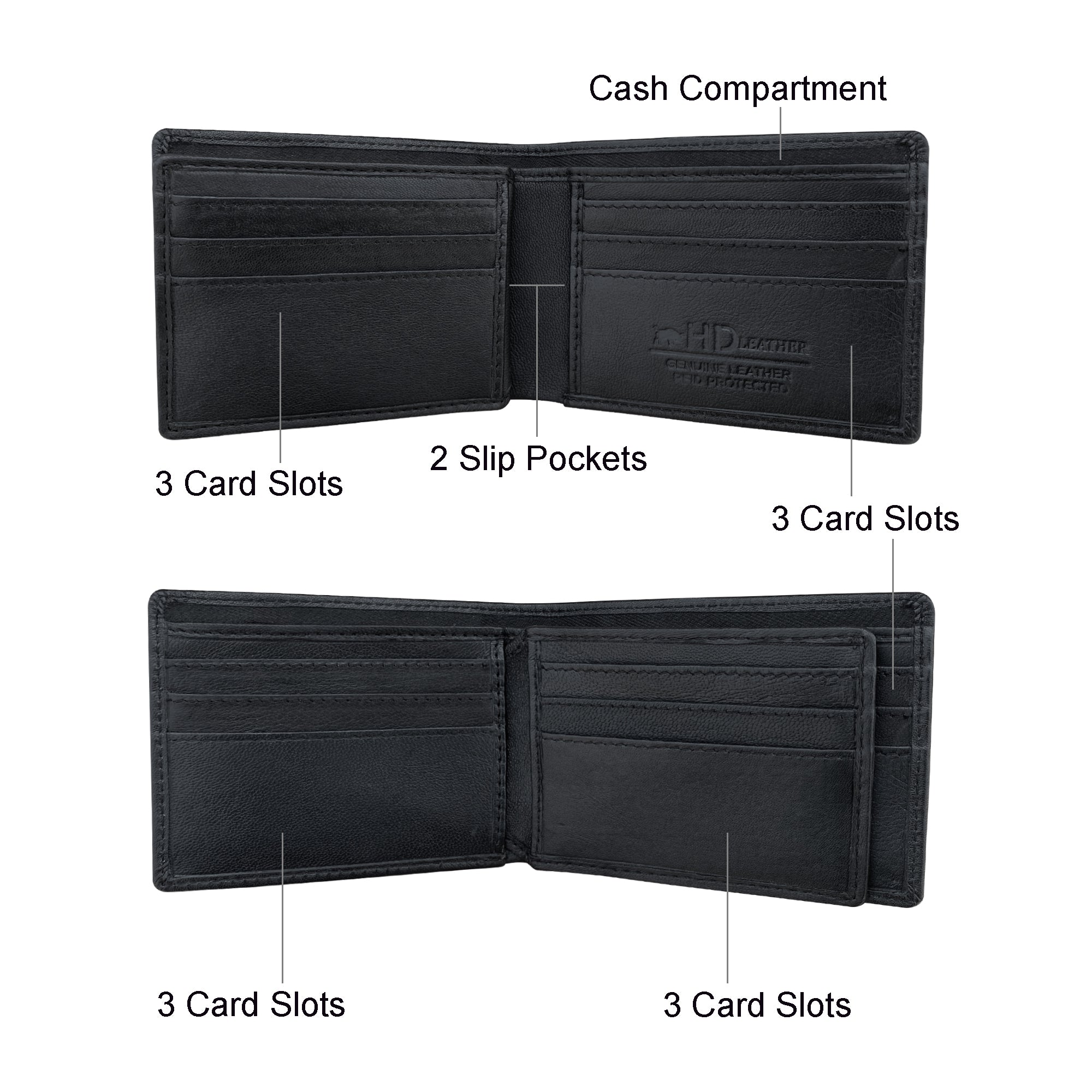 HD Leather - Men's Wallet  - SMW06Z