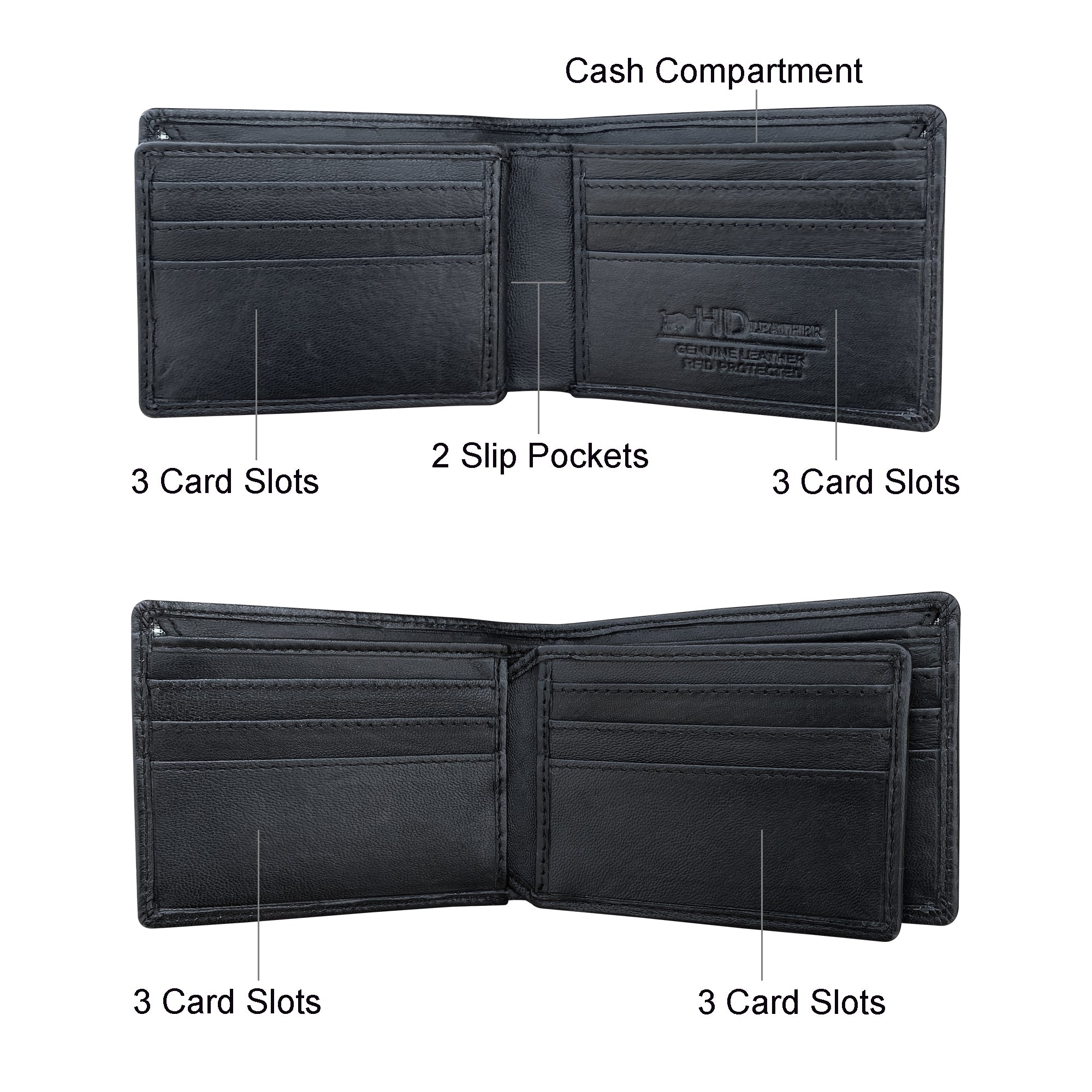 HD Leather - Men's Wallet - SMW06H