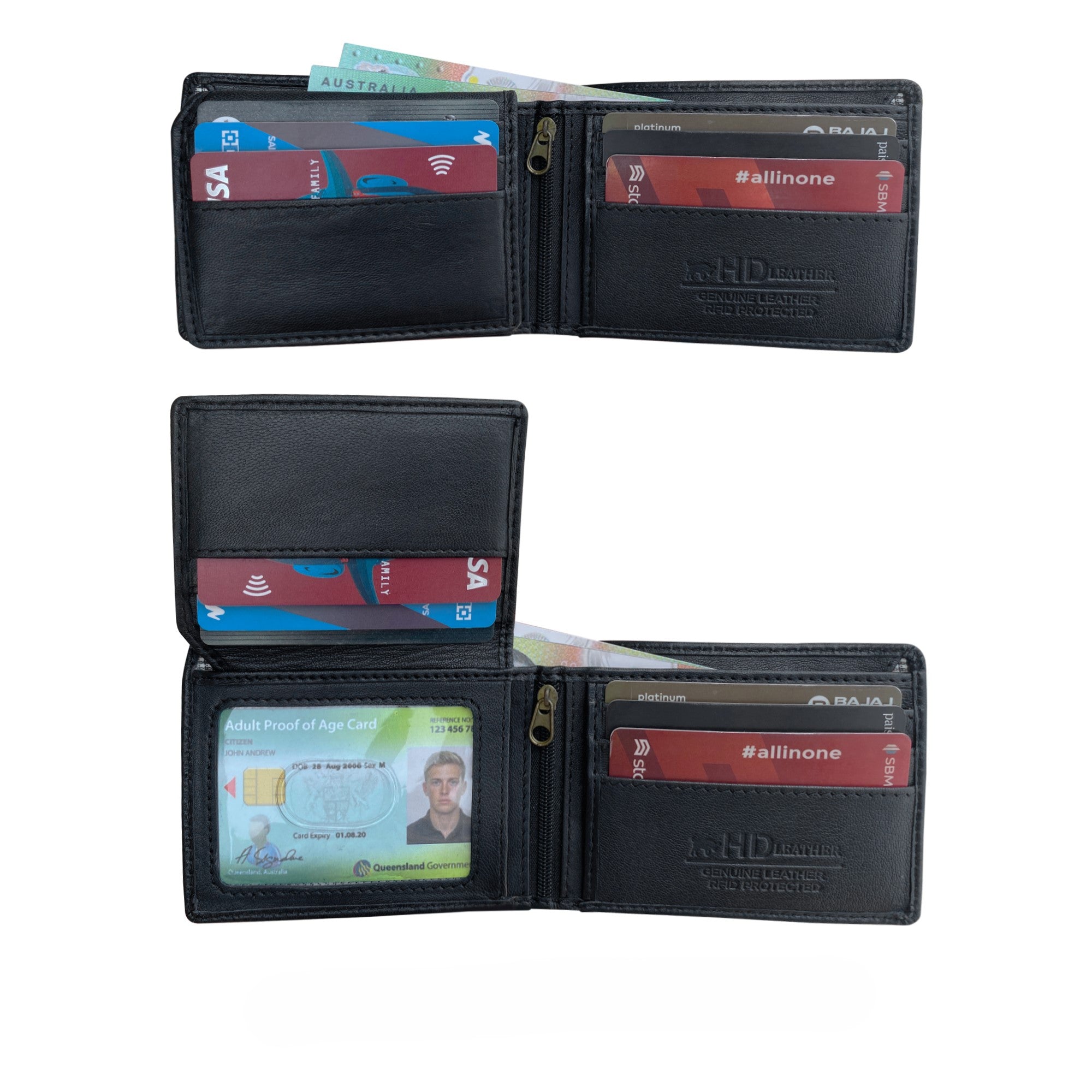 HD Leather - Men's Wallet - SMW09H